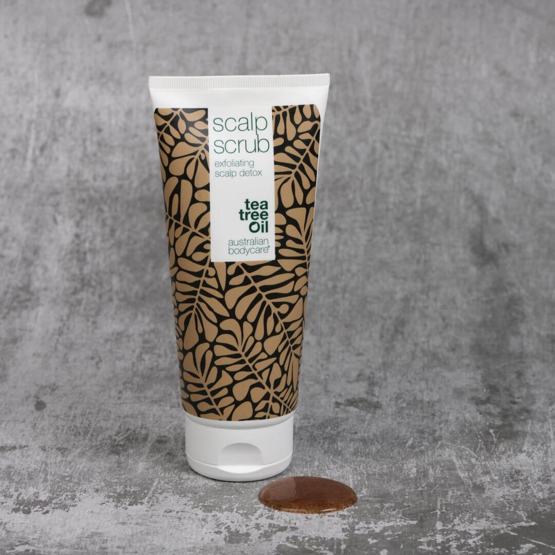 Confezione doppia contro i brufoli in testa - Scrub per il cuoio capelluto e Shampoo al Tea Tree Oil contro la brufoli cuoio capelluto