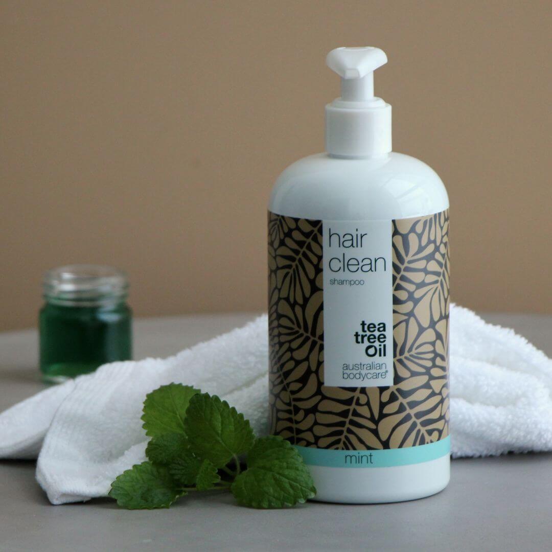 4x3 shampoo da 500 ml al Tea Tree Oil con menta — Offerta bundle - Offerta bundle con 4 shampoo (500 ml): Tea Tree Oil e Menta