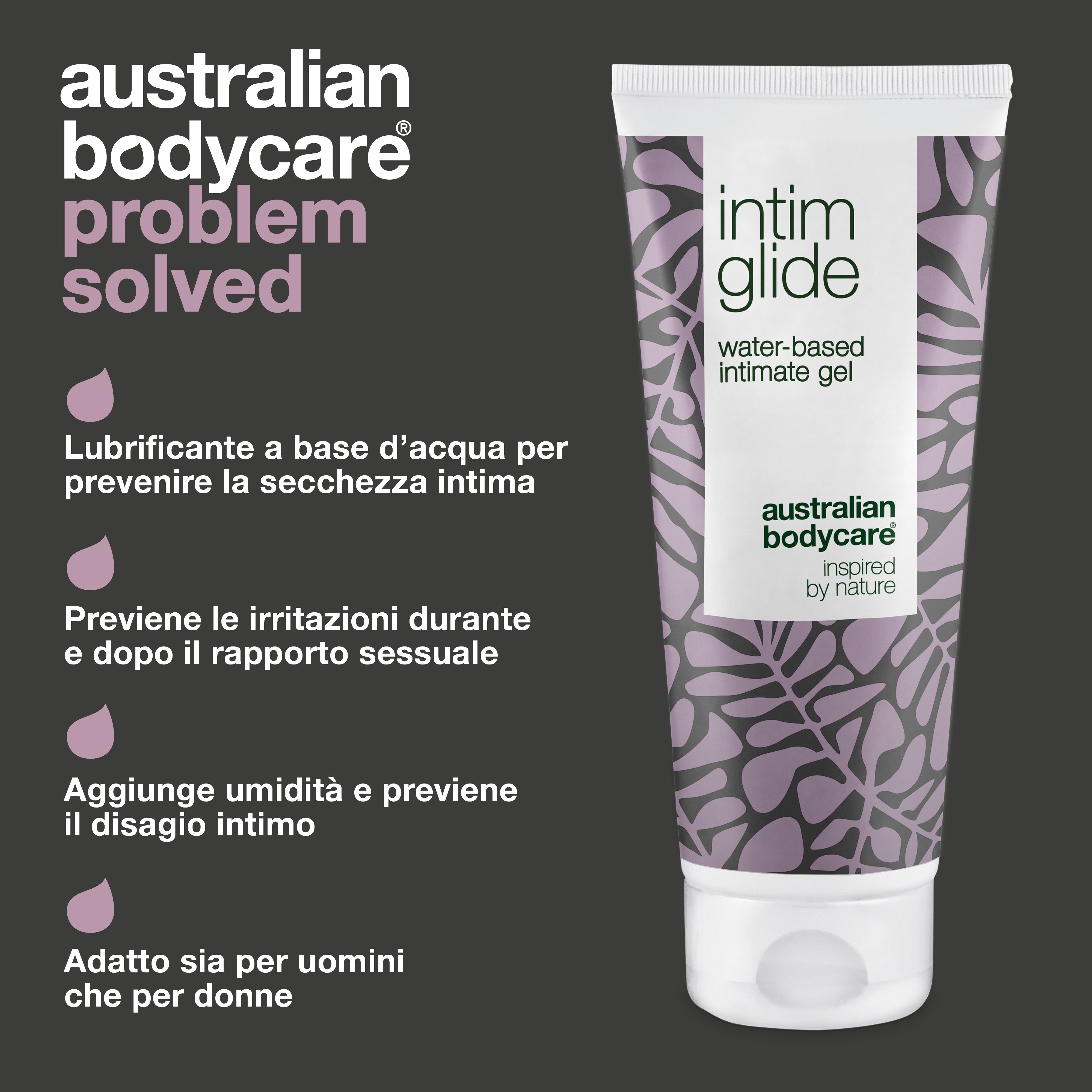 Lubrificante a base d'acqua per prevenire la secchezza vaginale — Gel intimo naturale per fermare l'irritazione prima, durante e dopo il rapporto sessuale