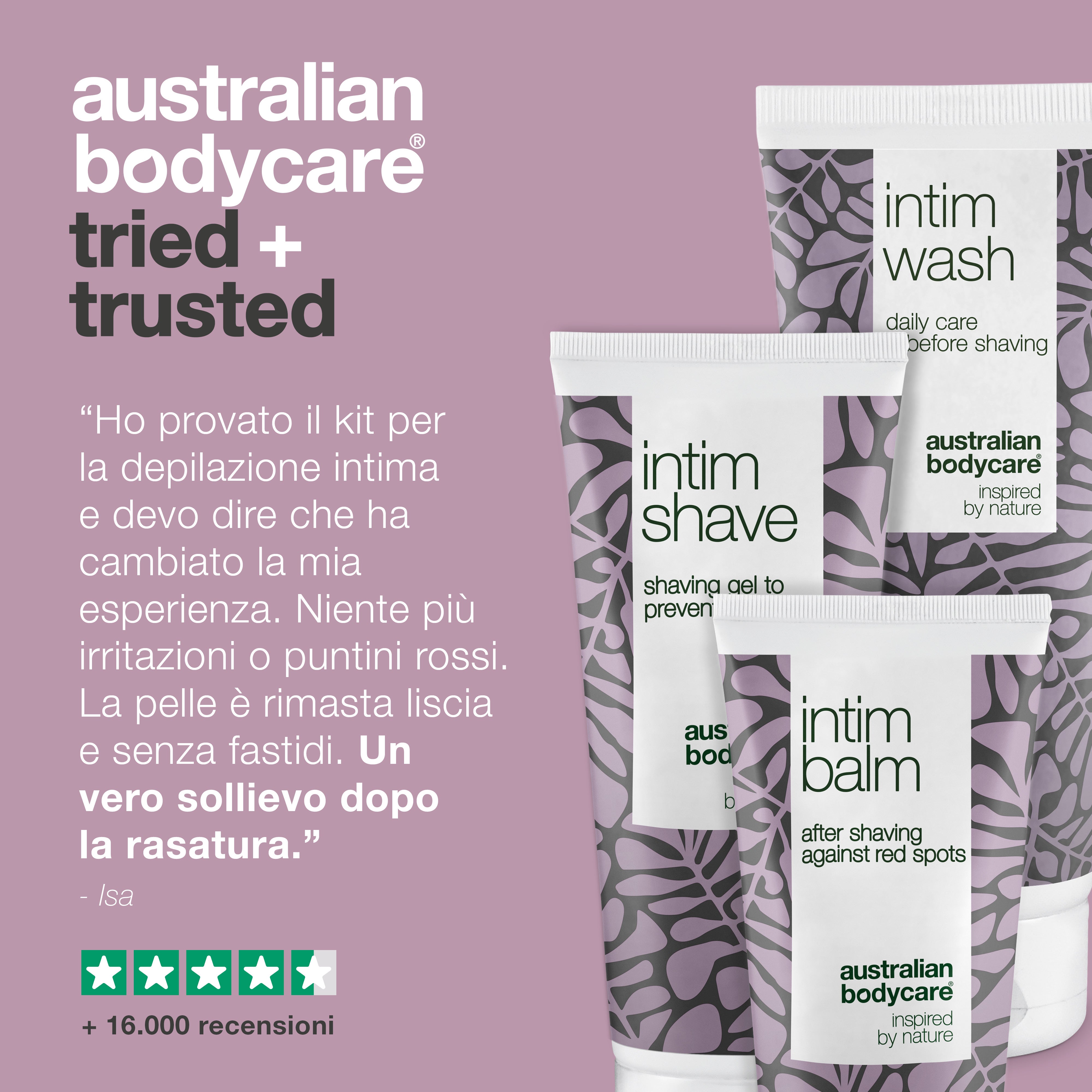 Set per rasatura intima per irritazioni ed eruzioni cutanee da rasoio — 3 prodotti per prevenire irritazioni, irritazioni da rasoio e peli incarniti dopo la rasatura intima