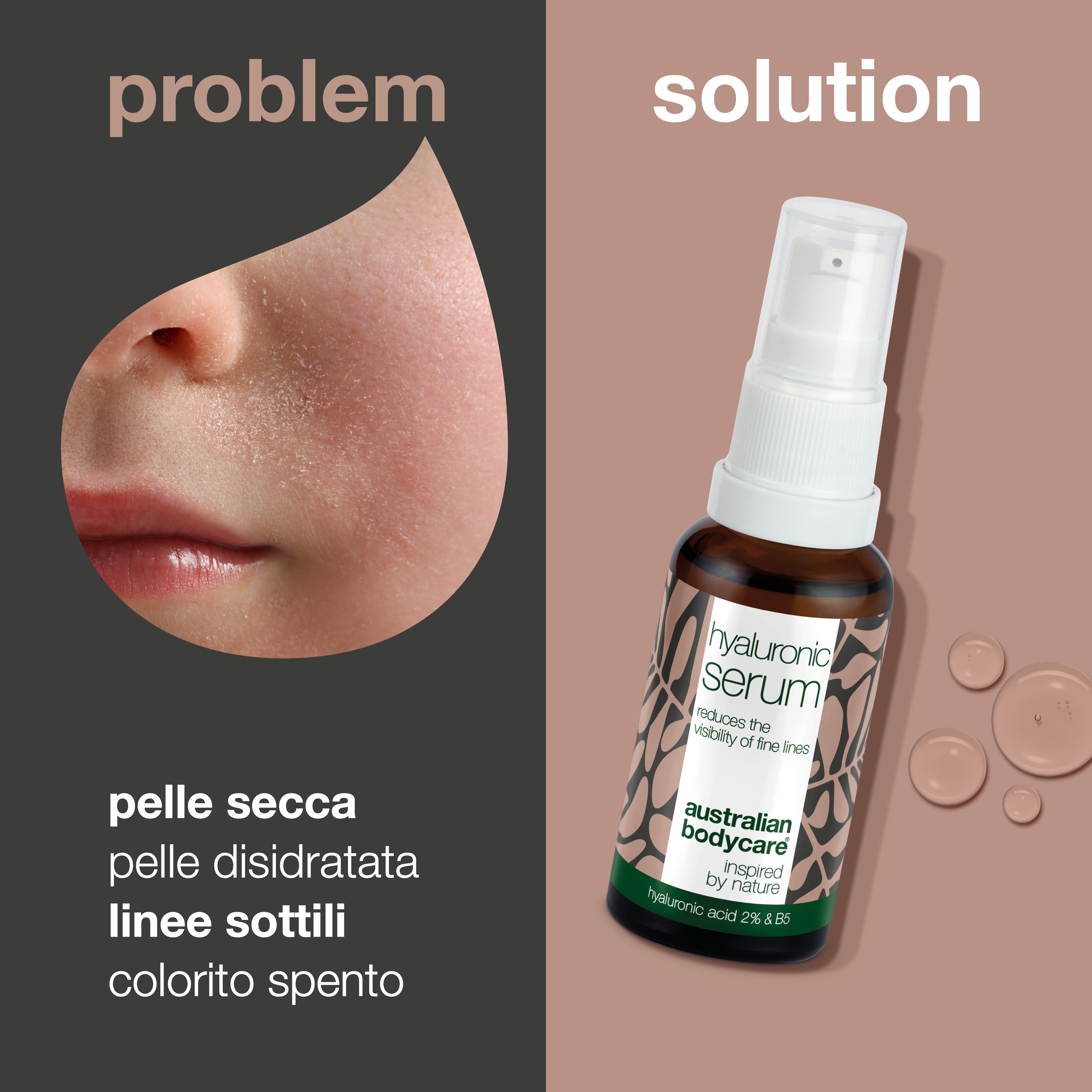 Siero viso per una pelle radiosa e rughe sottili — Idratazione quotidiana e luminosità. Riduce le linee sottili e la secchezza grazie a principi attivi naturali. Adatto per pelli sensibili o mature.