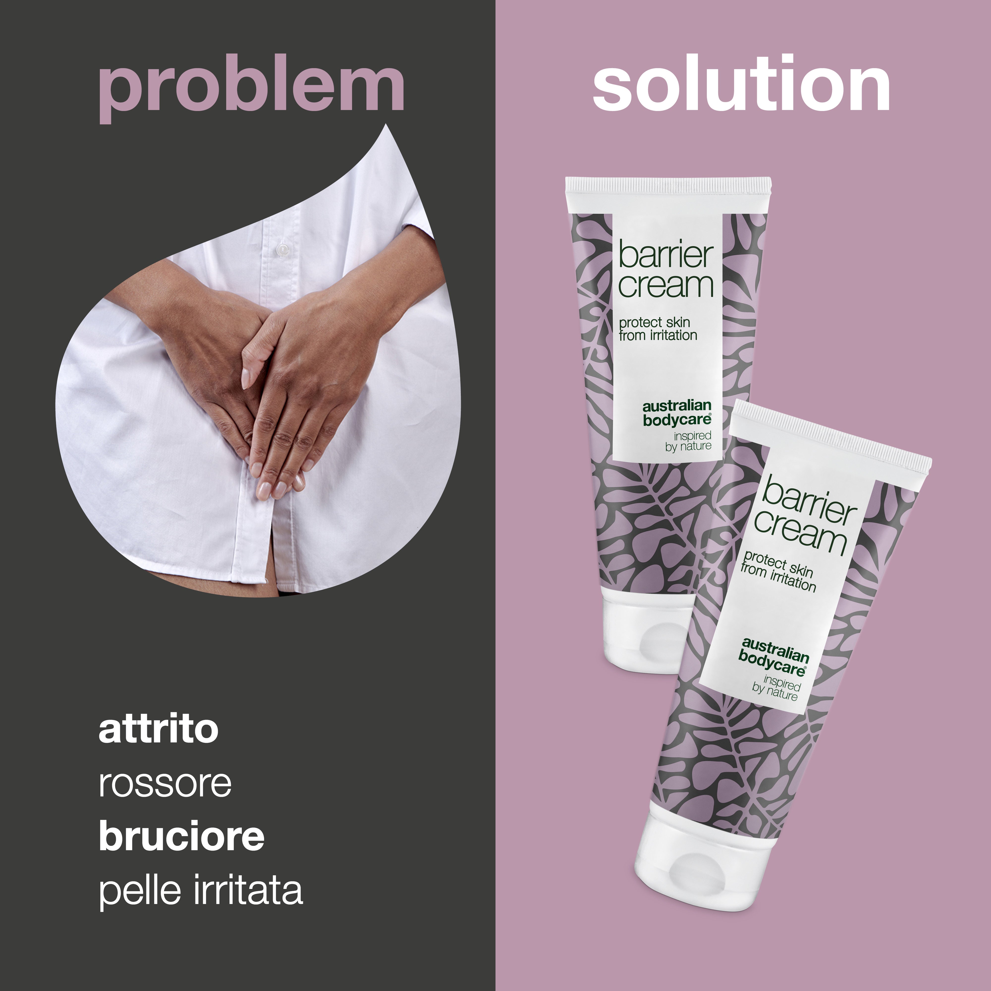 2x Crema barriera intima contro le irritazioni — Protezione intima contro arrossamenti, ustioni, sfregamenti e incontinenza