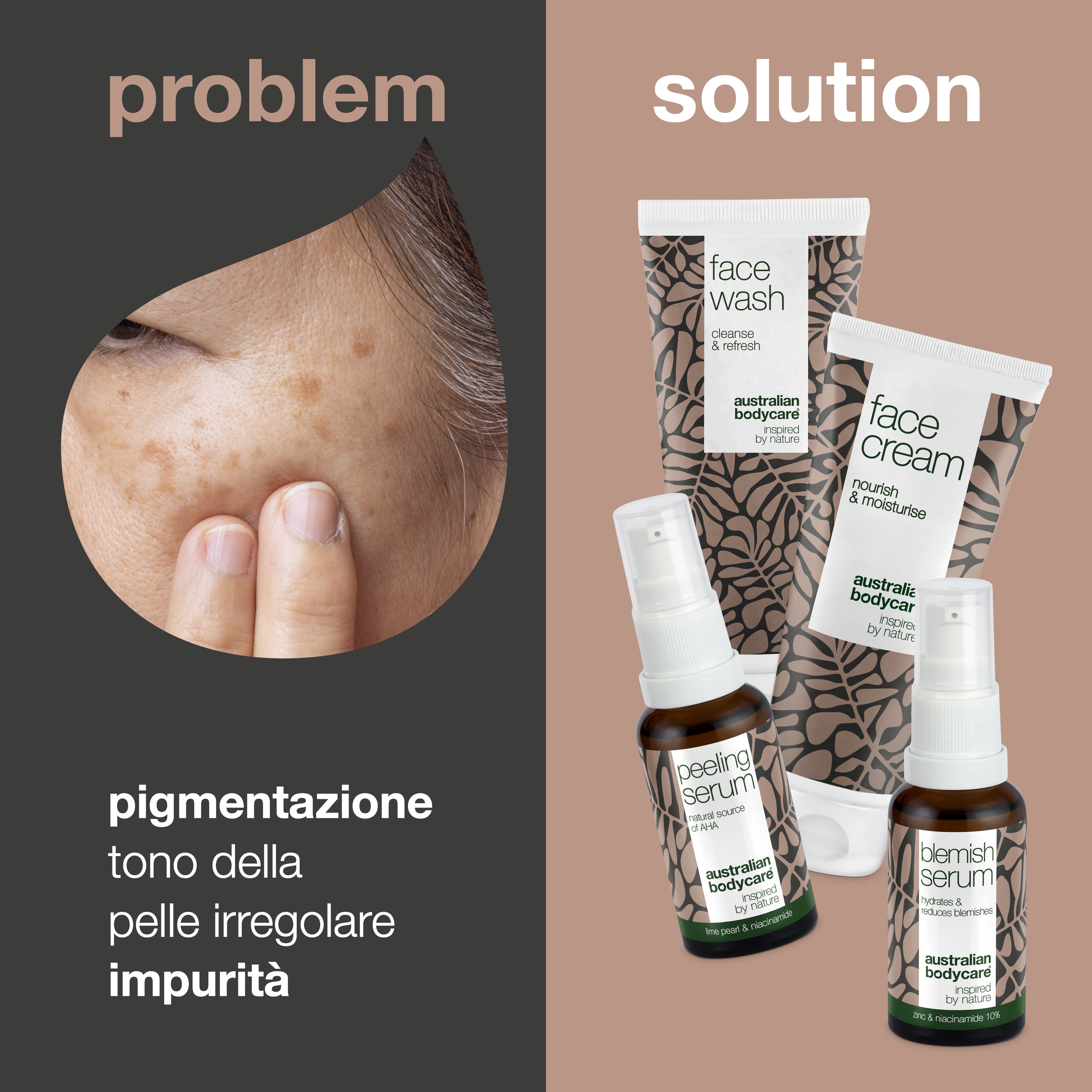 Pacchetto Pigmentazione: riduce i problemi di pigmentazione del viso