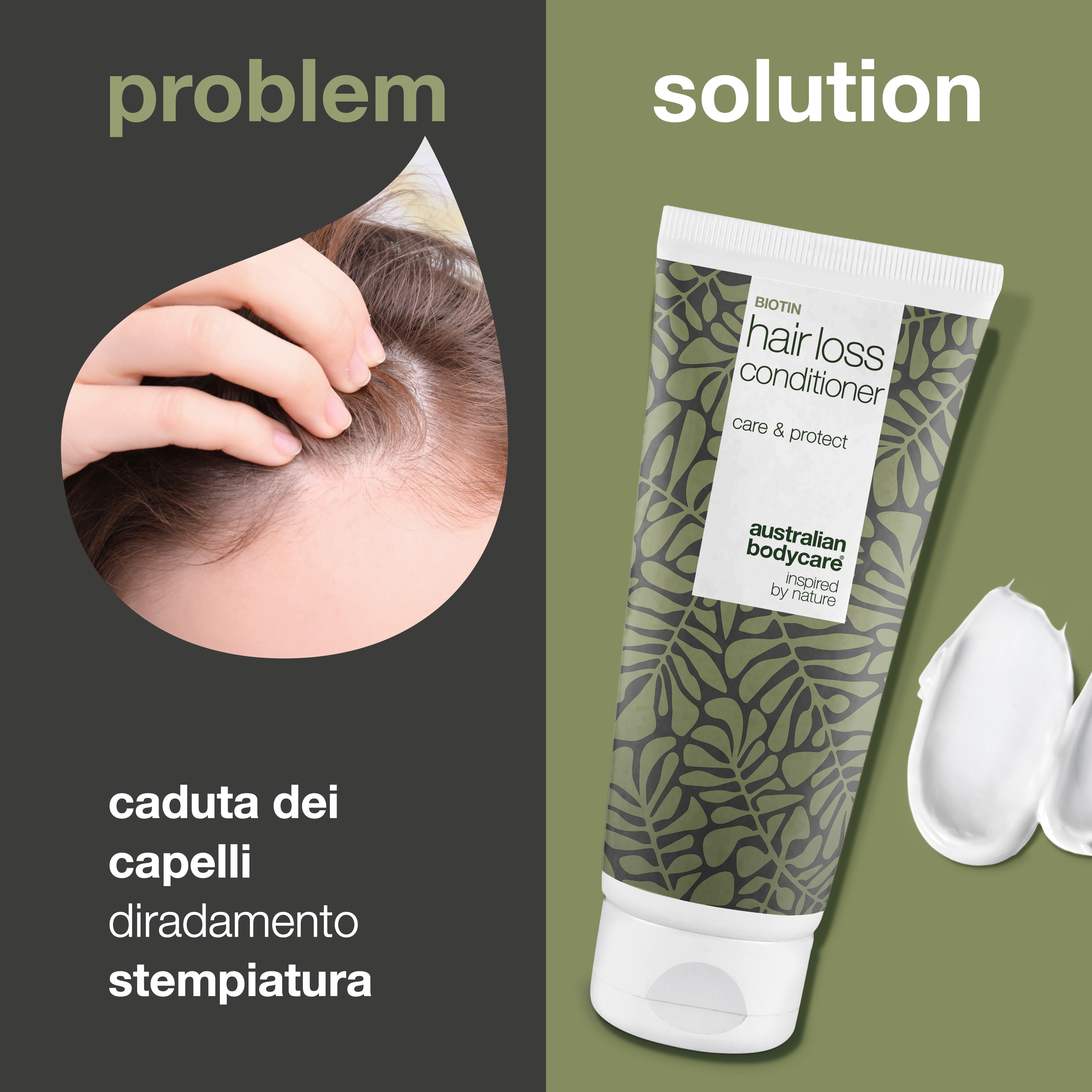 Balsamo anticaduta per capelli fini e fragili — Balsamo con Capilia Longa per la cura dei capelli in caso di caduta e caduta dei capelli