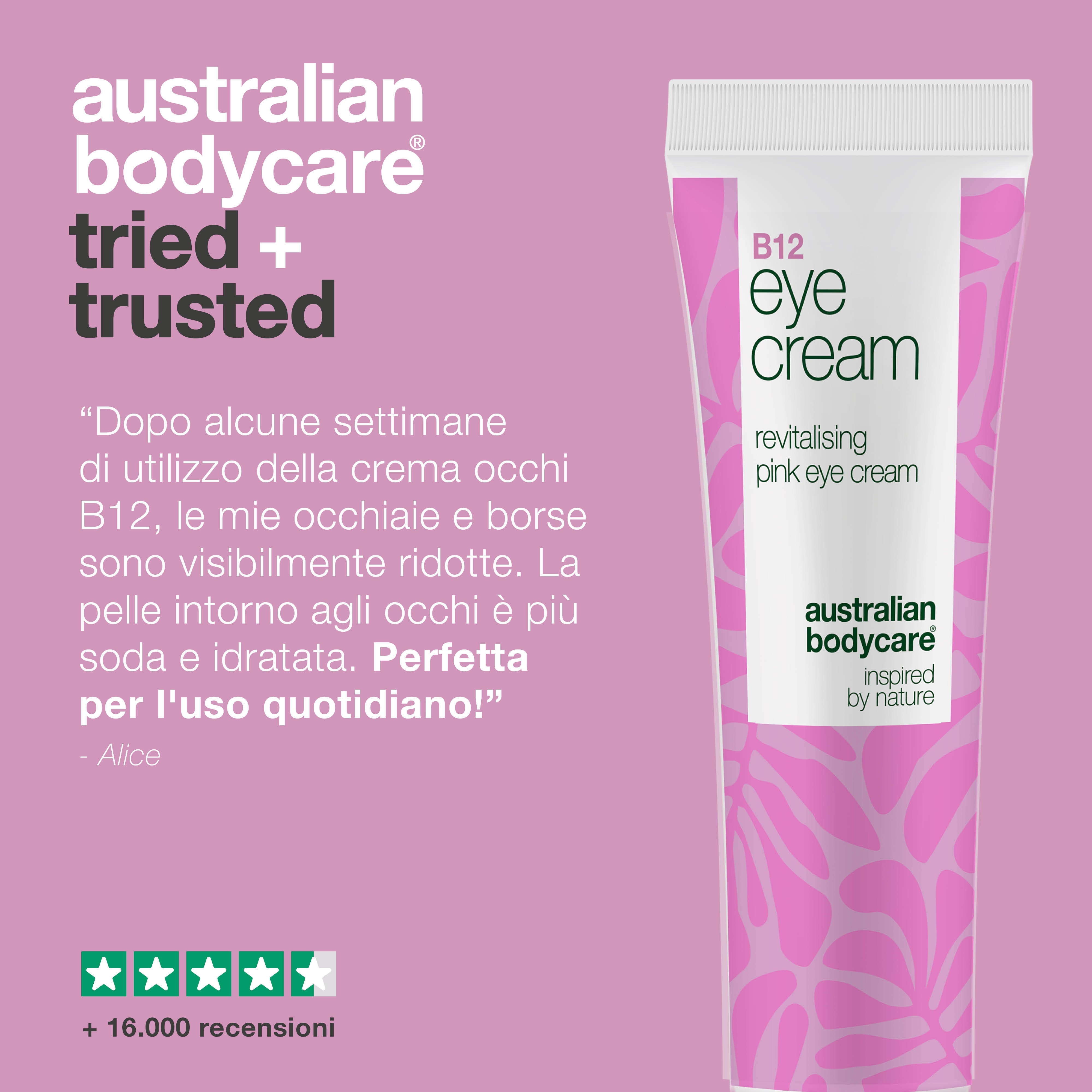 Crema occhi B12 contro borse, occhiaie e linee sottili — Crema occhi B12 che riduce efficacemente borse, occhiaie e linee sottili. Idratante e rassodante.