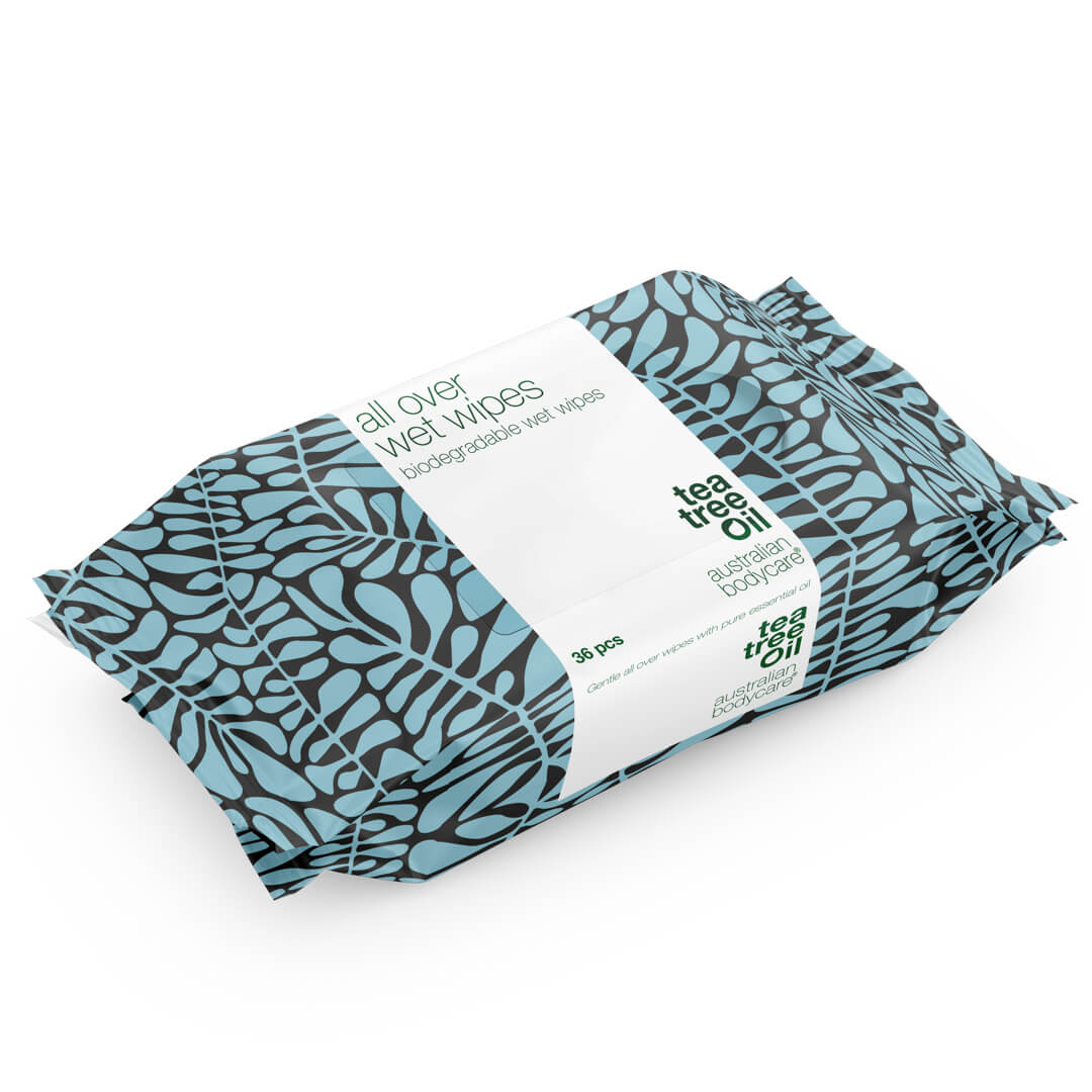 Salviette igienizzanti corpo e mani con Tea Tree Oil (36 pezzi) - Un prodotto efficace nel pulire e rinfrescare la pelle del corpo