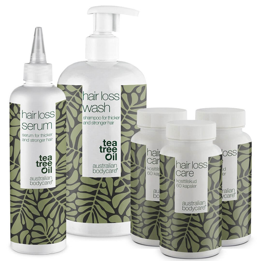 Kit XL contro la caduta dei capelli - 5 prodotti anticaduta con Biotina per capelli sottili