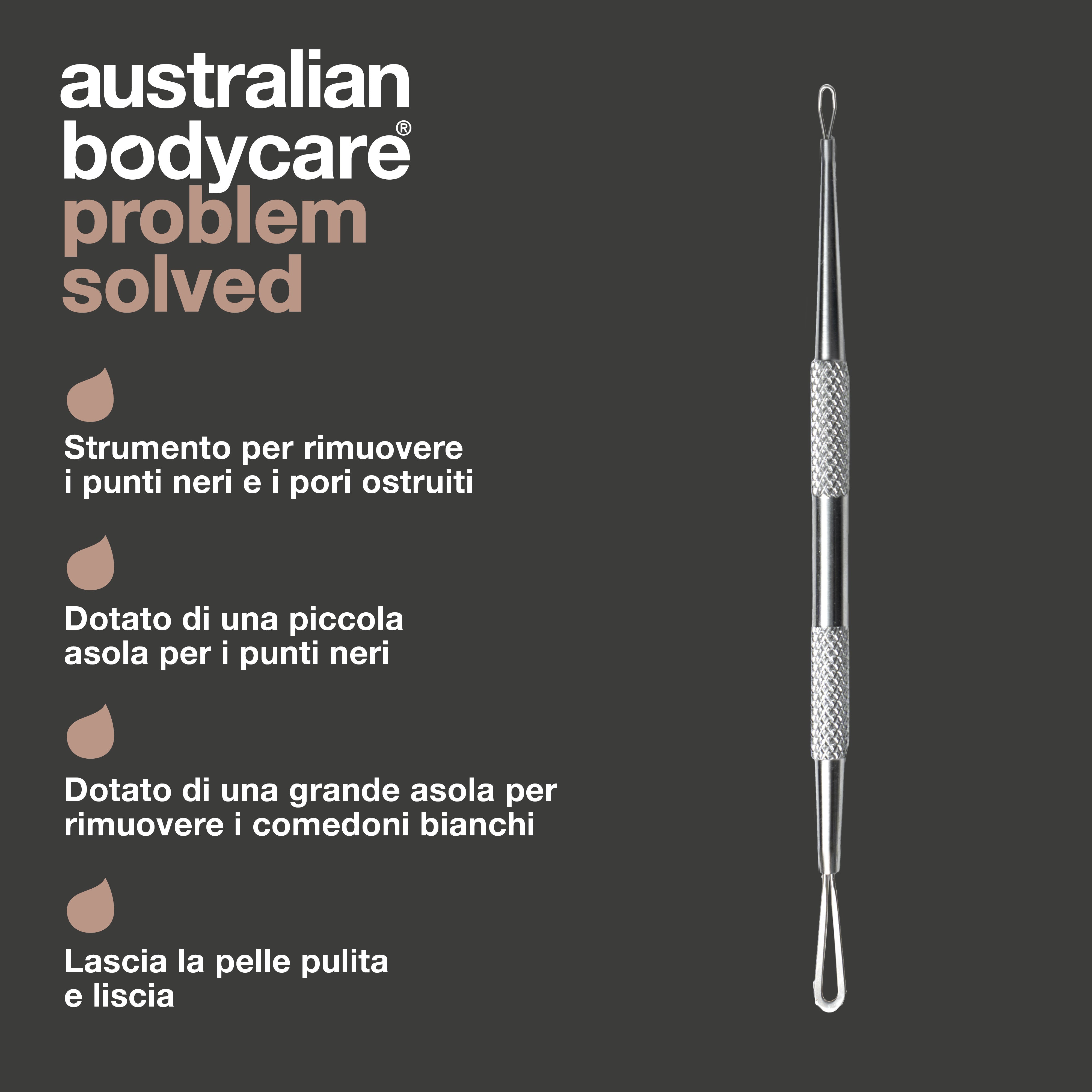 Dispositivo per la rimozione dei punti neri Australian Bodycare: sbarazzati dei punti neri