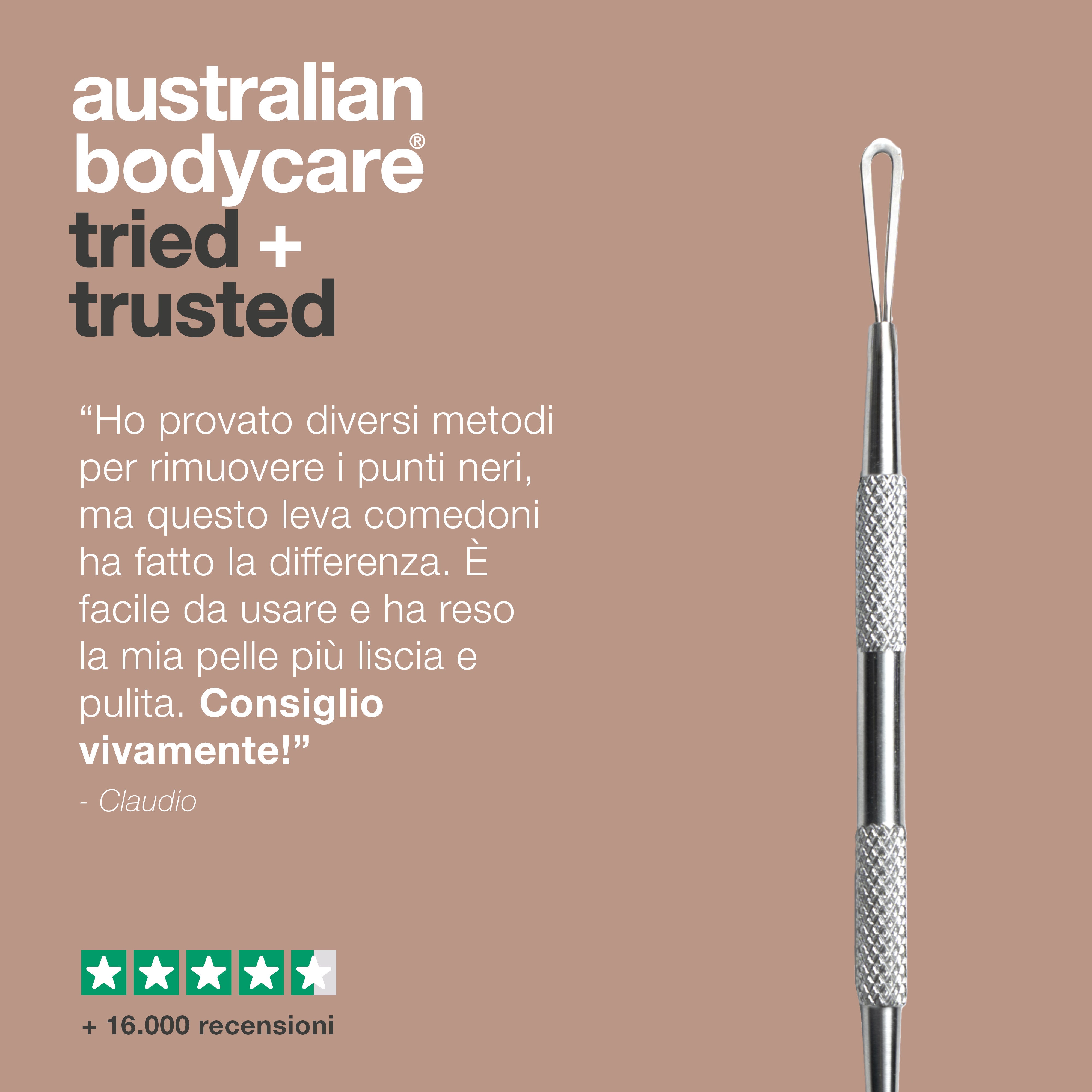 Dispositivo per la rimozione dei punti neri Australian Bodycare: sbarazzati dei punti neri