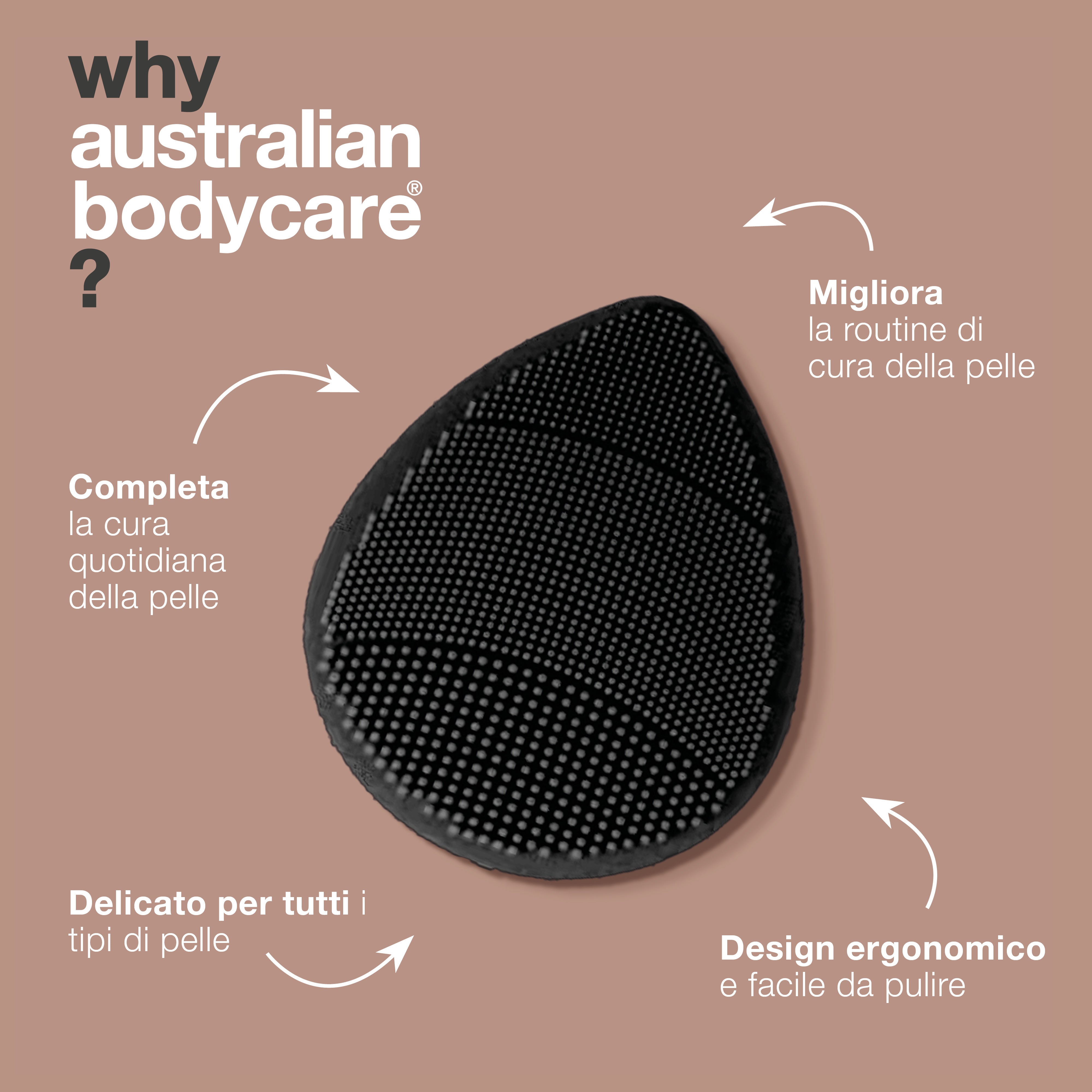 Spazzola per la pulizia del viso ed esfoliazione: scrubber per il viso per la pulizia quotidiana e l'esfoliazione del viso