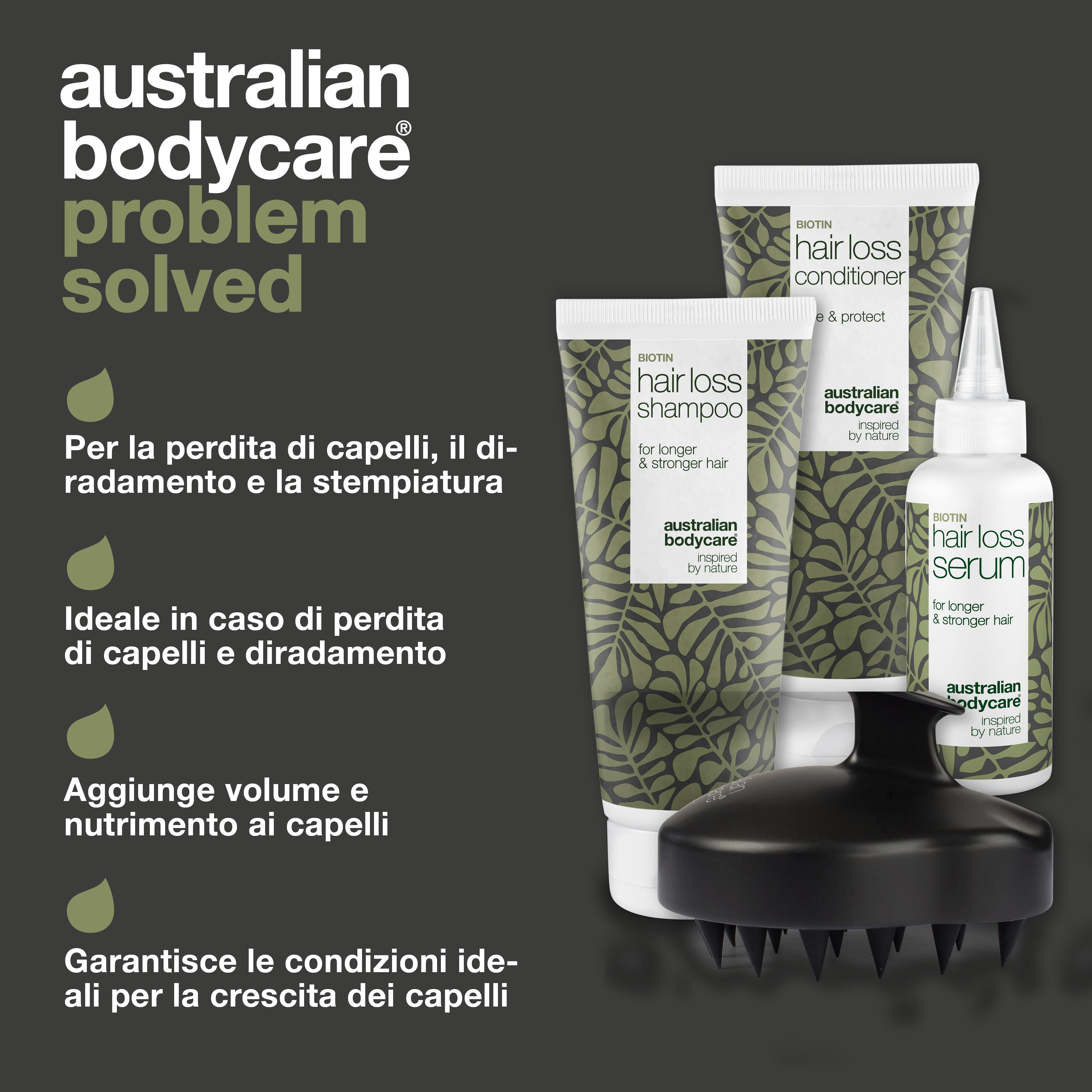 Il kit definitivo per la caduta dei capelli: 4 prodotti per la caduta dei capelli e per la caduta dei capelli