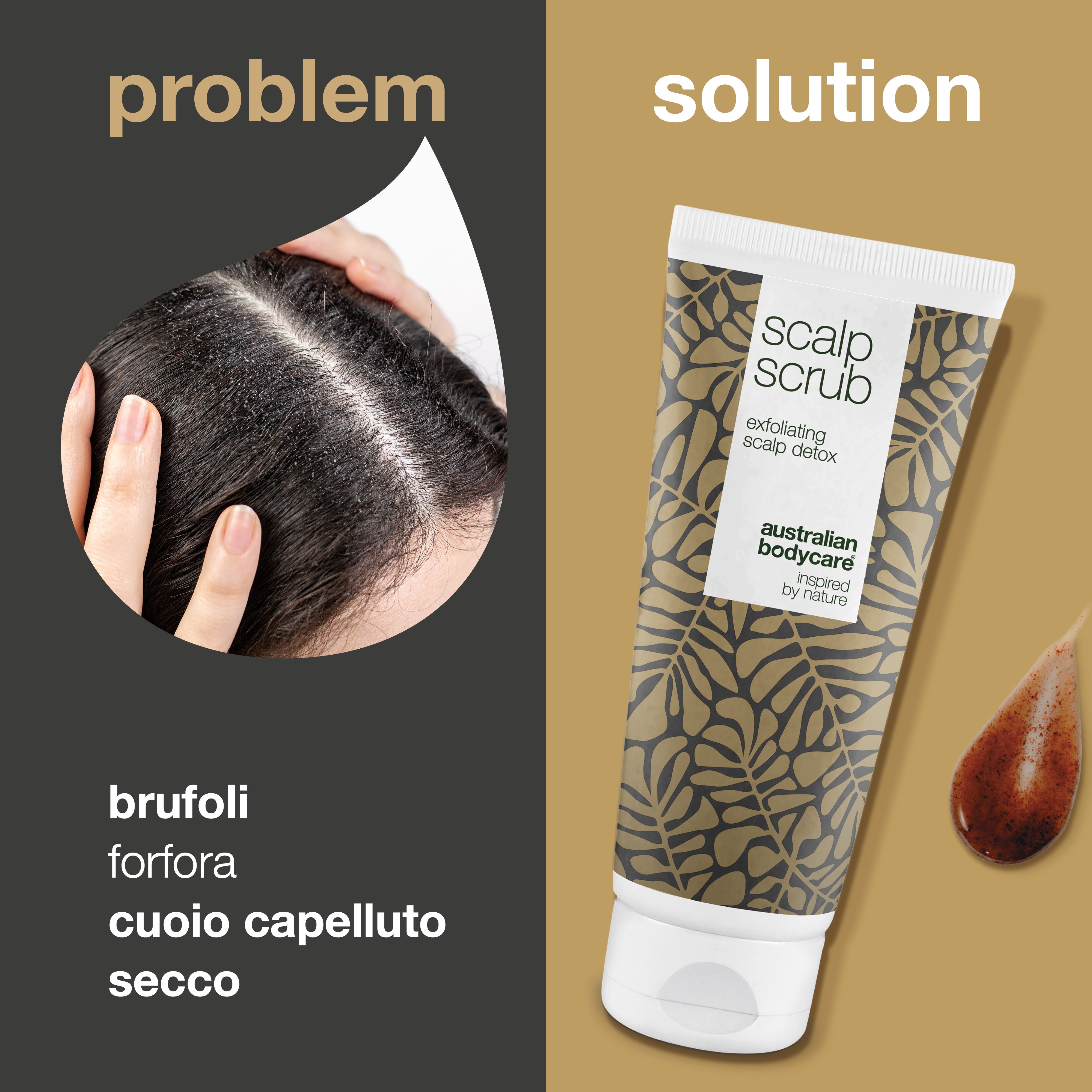 Esfoliante per il cuoio capelluto: esfoliante per brufoli, forfora, cuoio capelluto secco o oleoso
