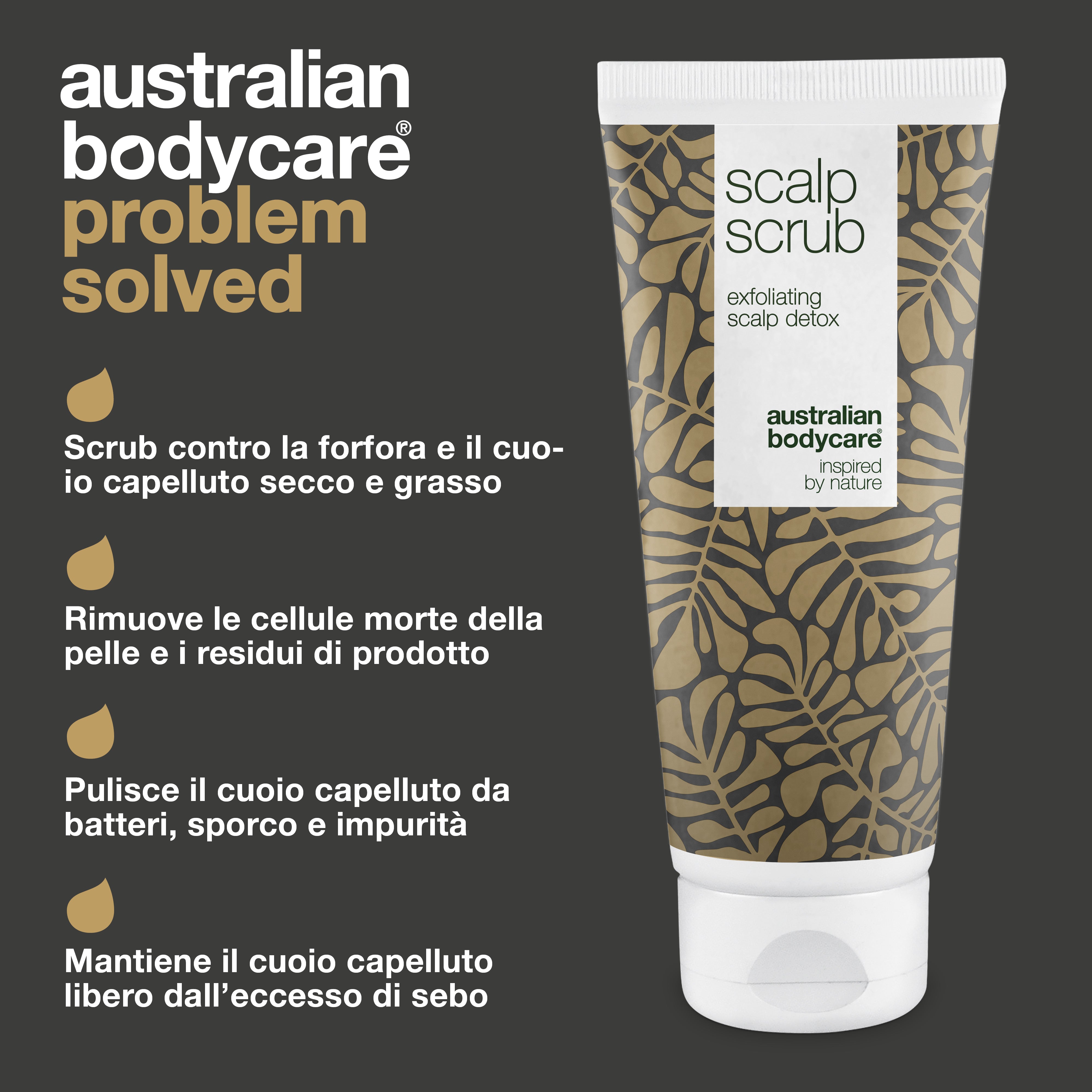 Esfoliante per il cuoio capelluto: esfoliante per brufoli, forfora, cuoio capelluto secco o oleoso