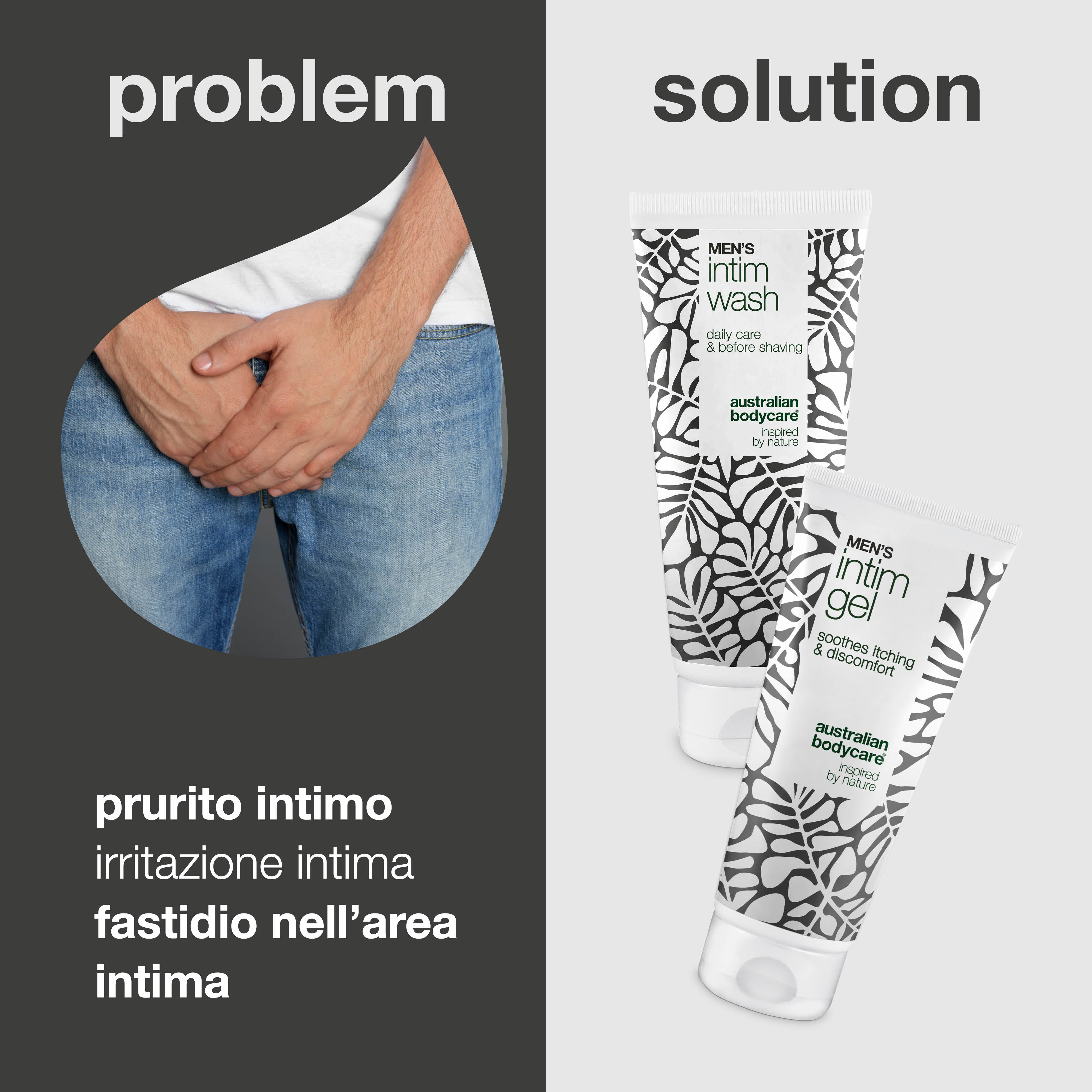 Gel & sapone intimo per prurito da micosi inguinale — Contro il prurito al pene, all’inguine e nella zona genitale