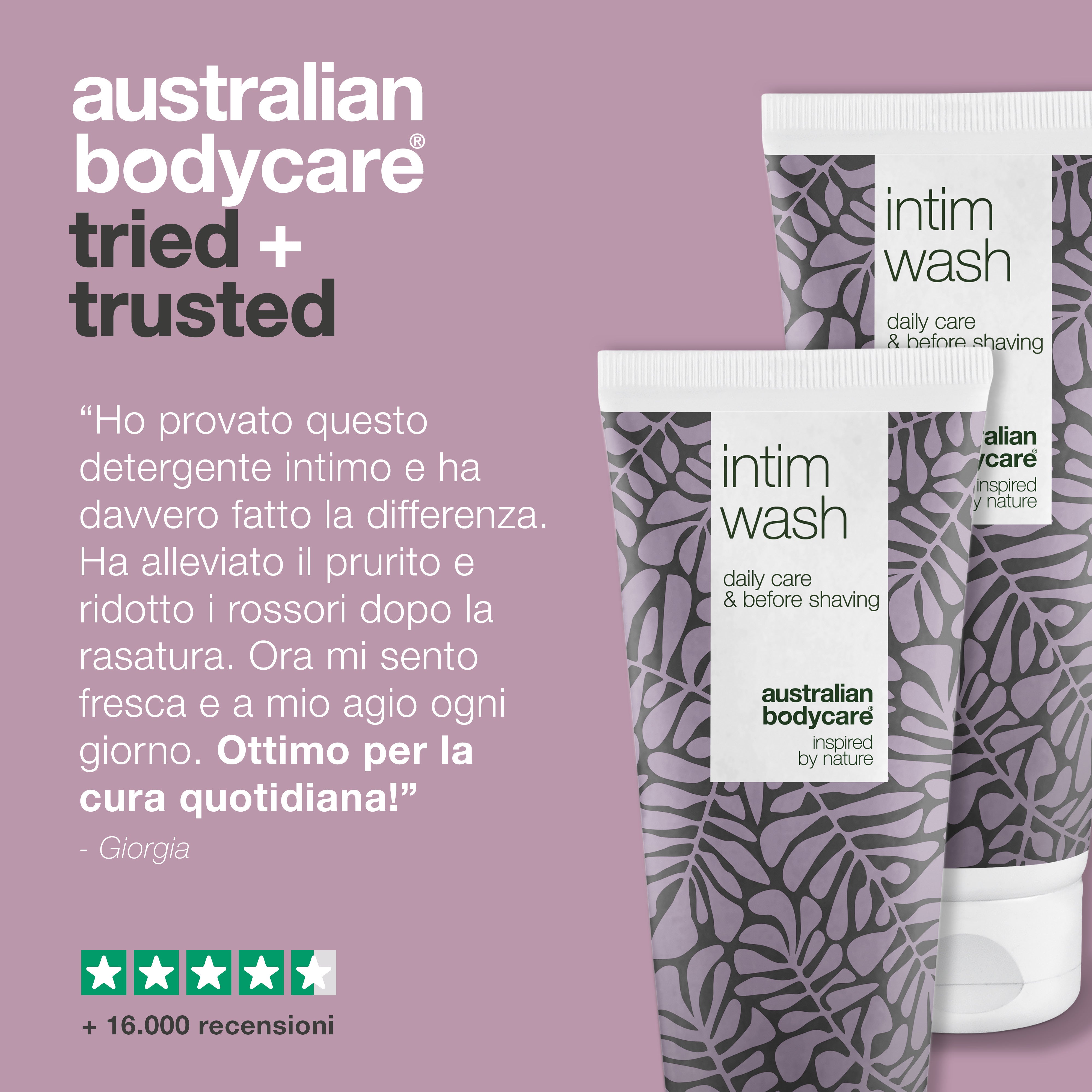 2 x Intim Wash — Sapone intimo contro gli odori indesiderati e il prurito genitale