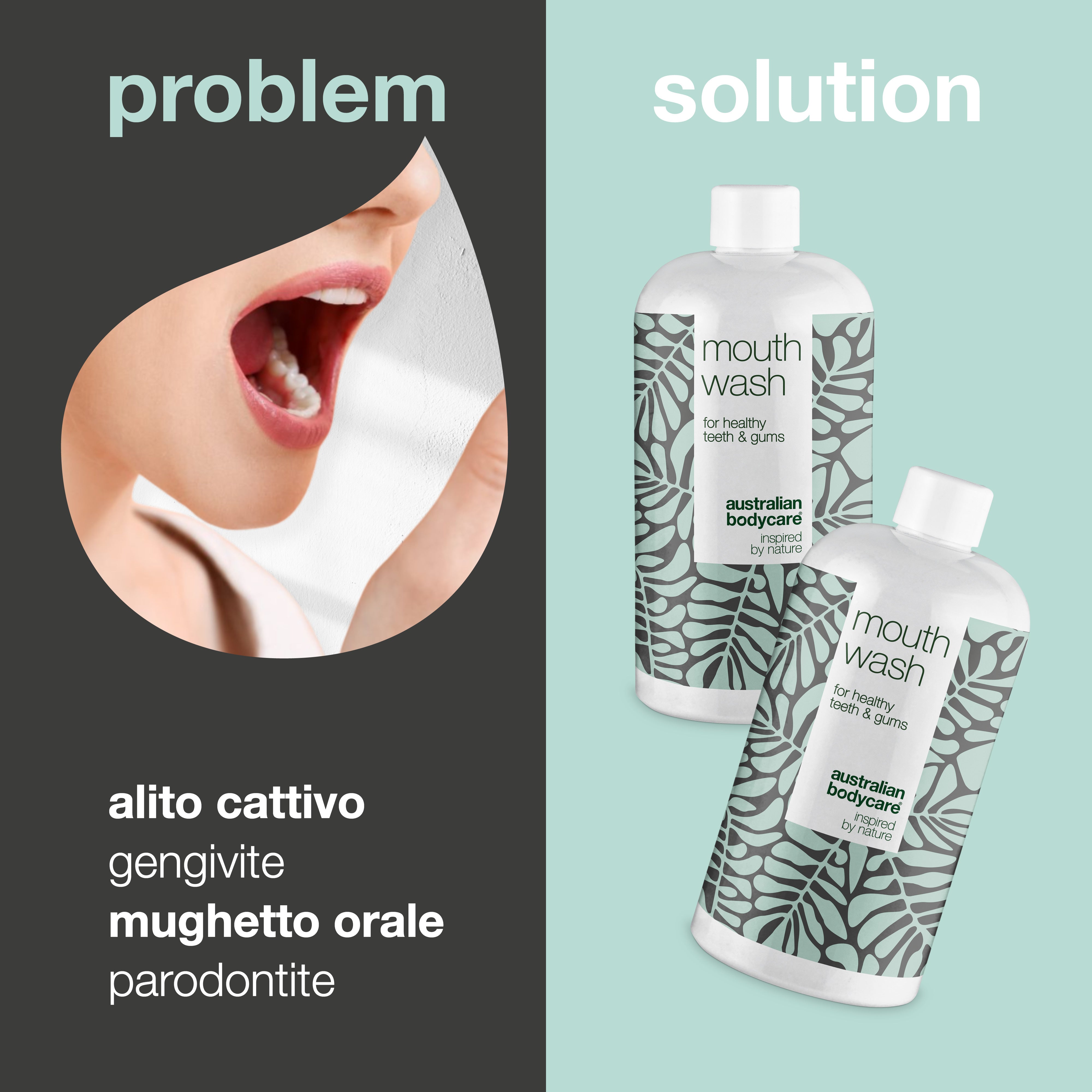 2 Unità di Enjuague Bucal contra el Mal Aliento y Sabor en la Boca — Per la cura del quotidiano in caso di influenza e gengivite