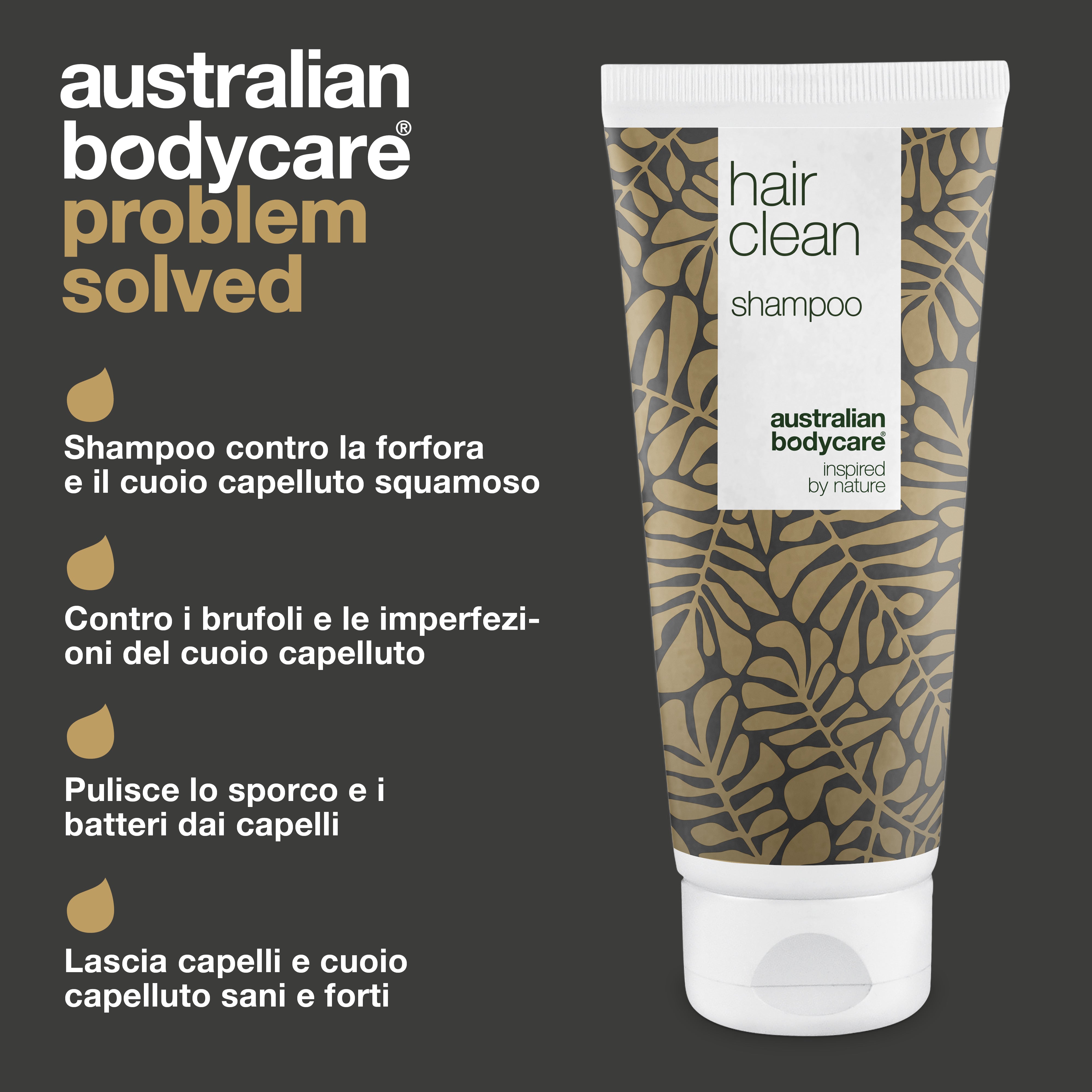 Shampoo antiforfora con olio dell'albero del tè per cuoio capelluto secco e pruriginoso — Shampoo all'albero del tè per la cura quotidiana e la prevenzione della forfora, del cuoio capelluto squamoso e delle macchie sul cuoio capelluto