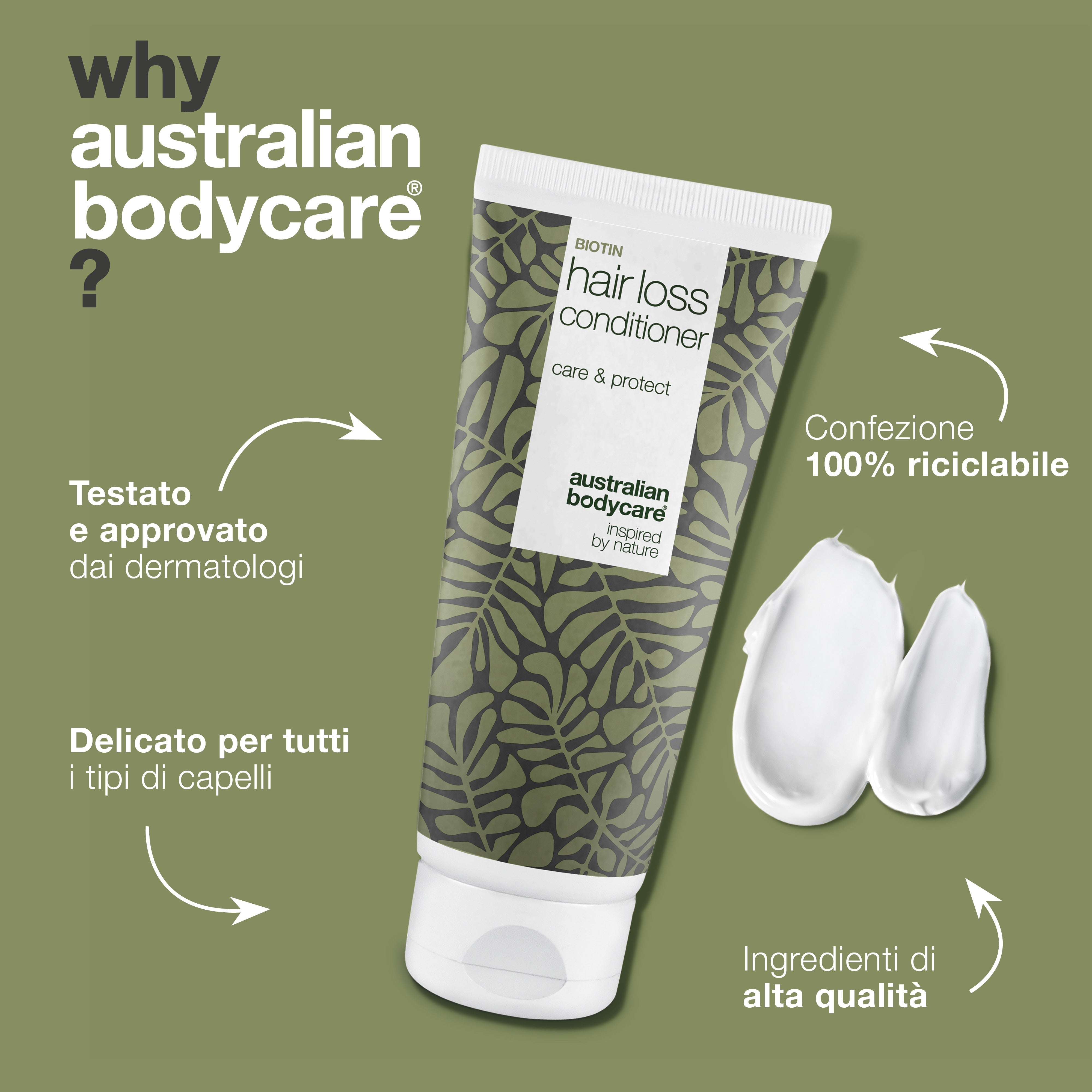 Balsamo anticaduta per capelli fini e fragili — Balsamo con Capilia Longa per la cura dei capelli in caso di caduta e caduta dei capelli