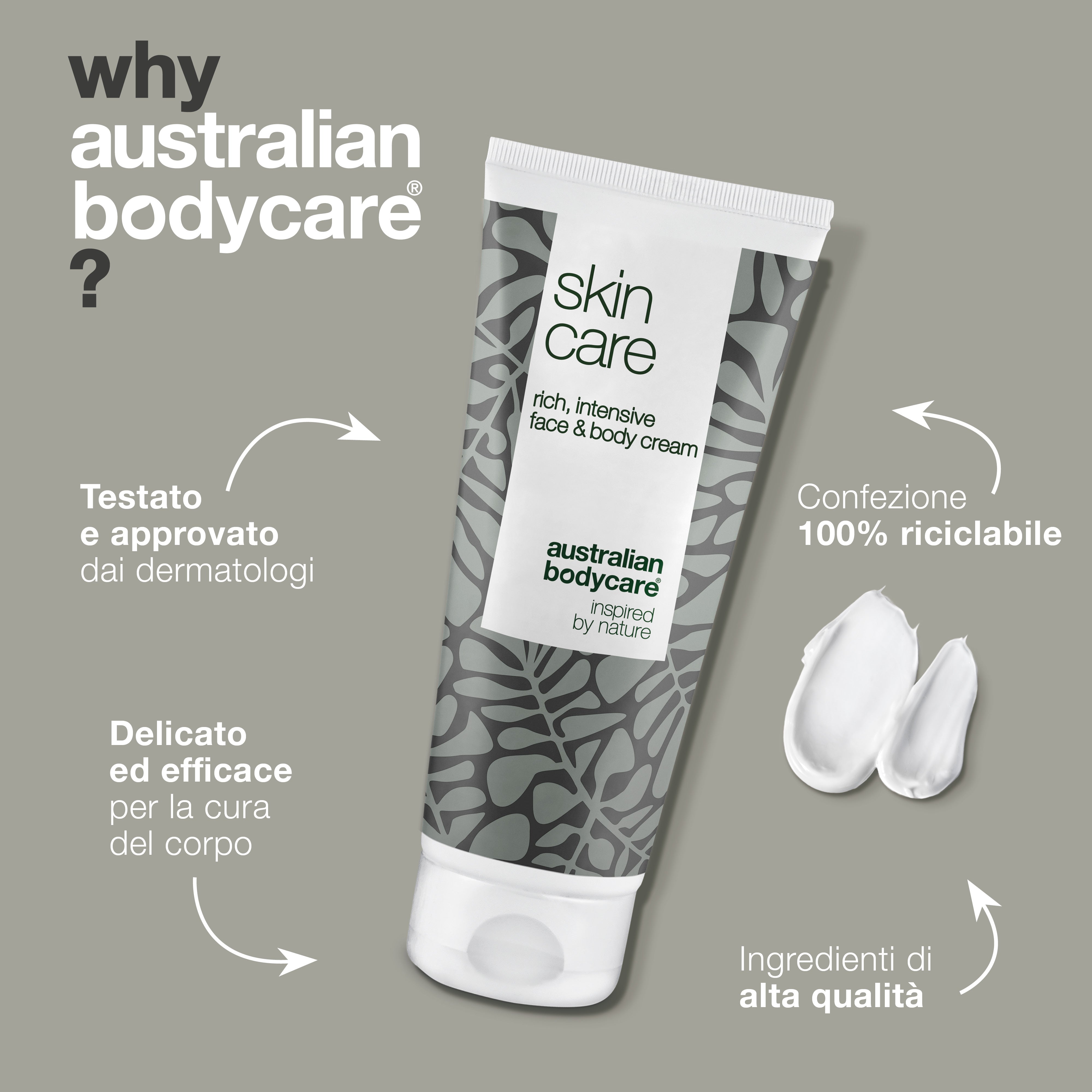 Crema trattante per pelli molto secche — Crema multiuso lenitiva e idratante per viso e corpo