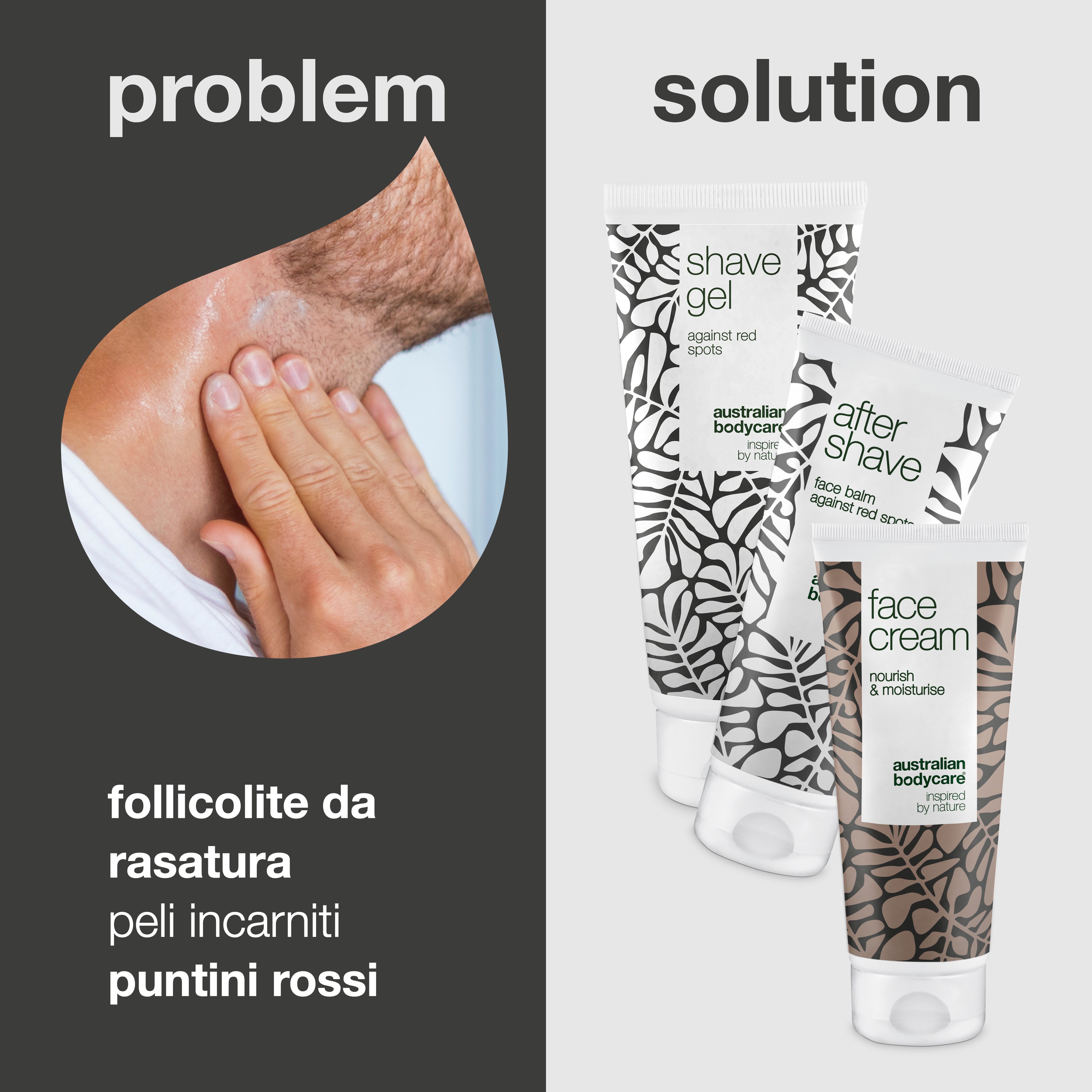 3 prodotti contro i colpi di rasoio e le irritazioni da rasatura: una rasatura pulita senza colpi di rasoio, senza bruciature da rasoio e senza peli incarniti