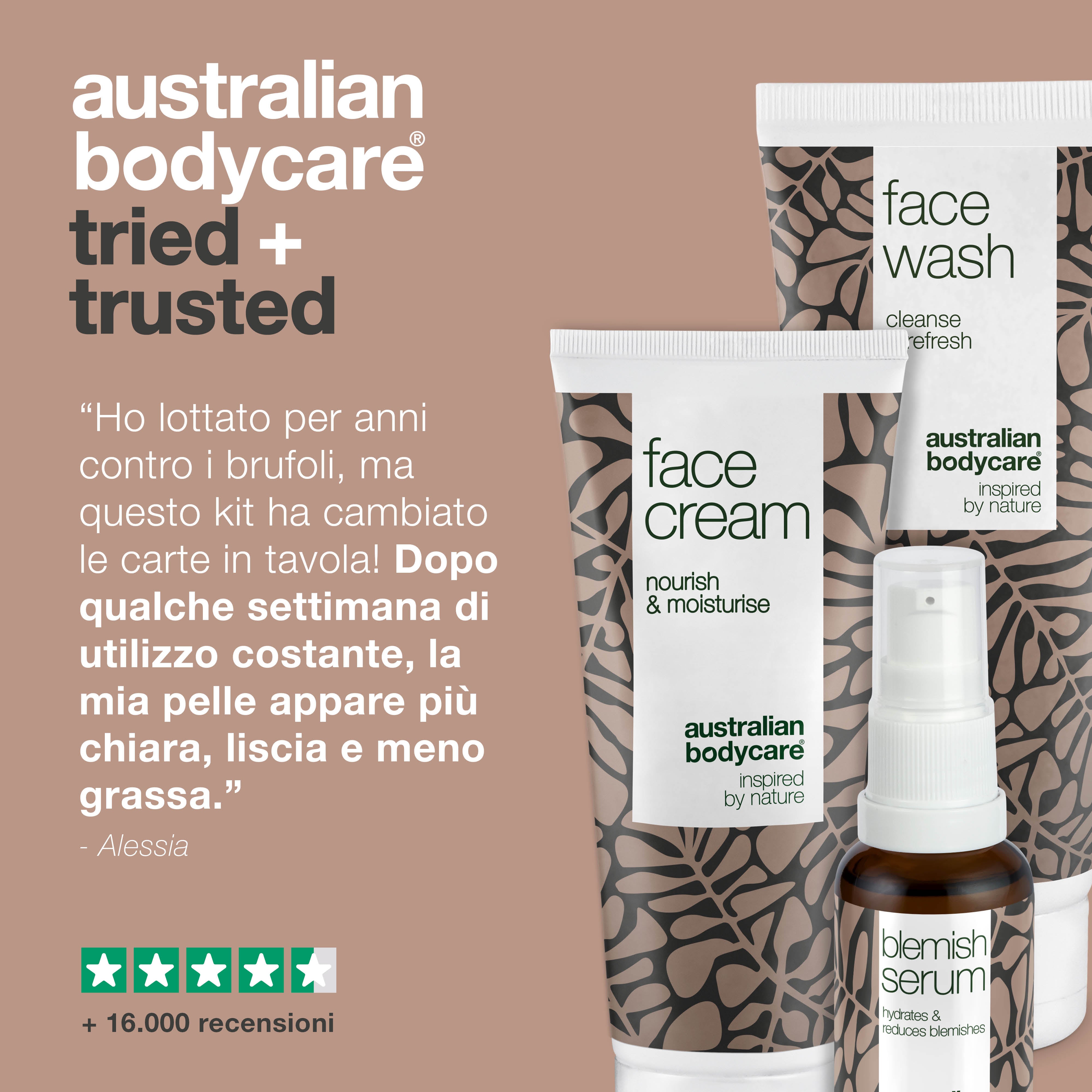 Kit per pelle a tendenza acneica e grassa — 3 prodotti per la cura quotidiana della pelle a tendenza acneica e grassa