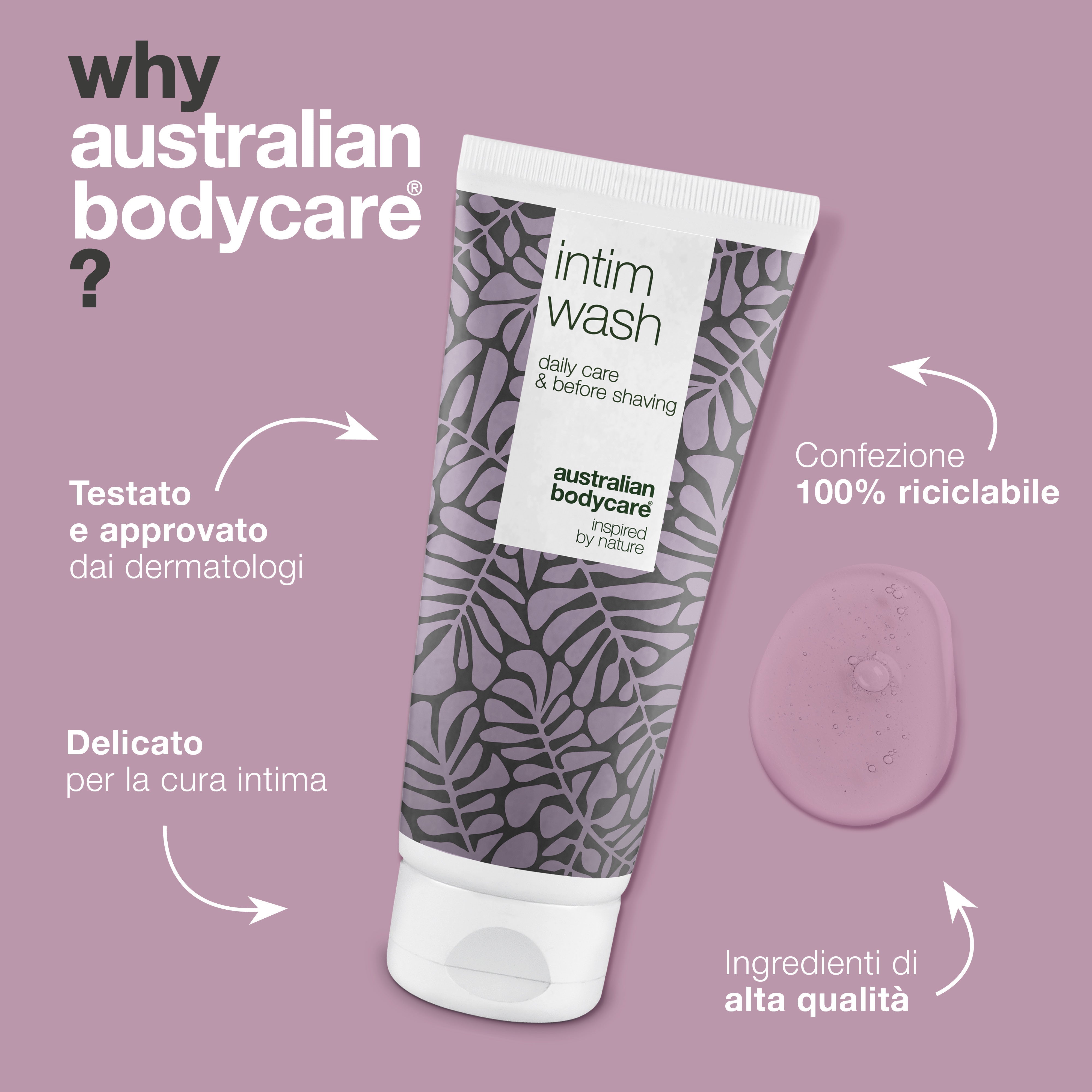 Sapone da barba intimo - Previene gli urti rossi e i peli incarniti - Sperimenta una rasatura liscia e senza irritazioni con il nostro sapone intimo. Previene gli arrossamenti, i peli incarniti e i parassiti della barba. Ingredienti naturali.