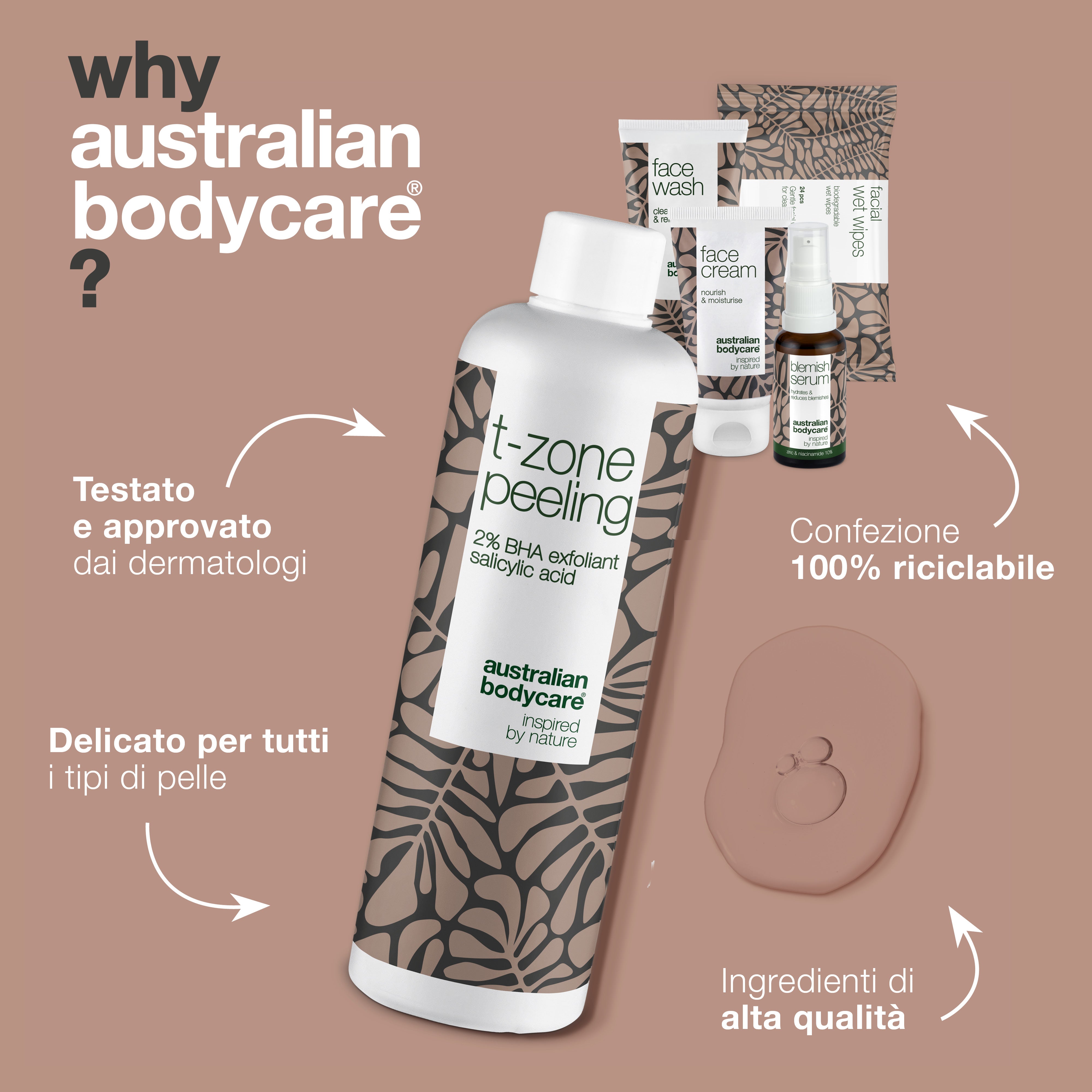 Kit peeling per la zona T: contrasta e previene la pelle grassa nella zona T