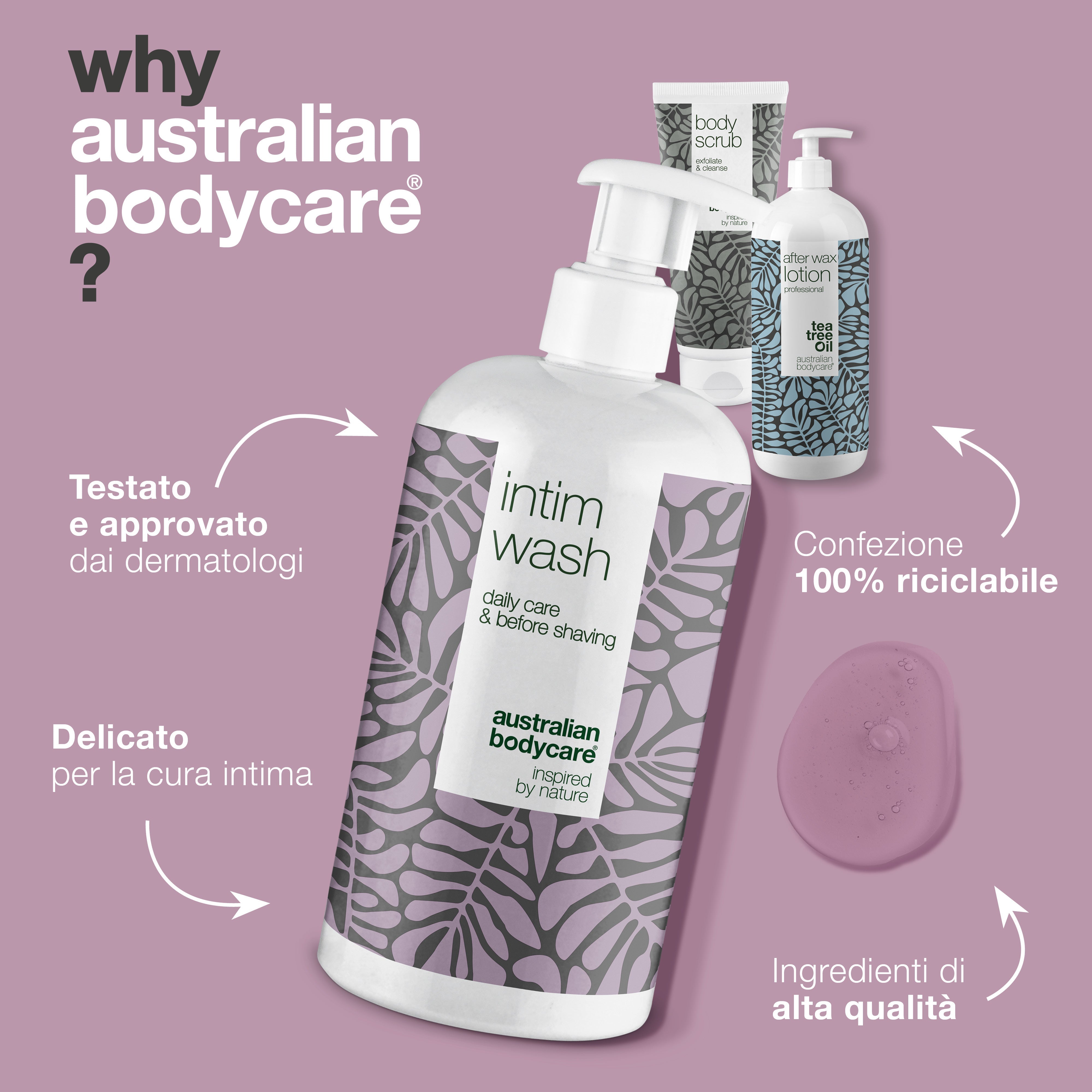 Kit cera brasiliana — 3 prodotti per rimuovere i peli dalla zona bikini e dalla zona intima