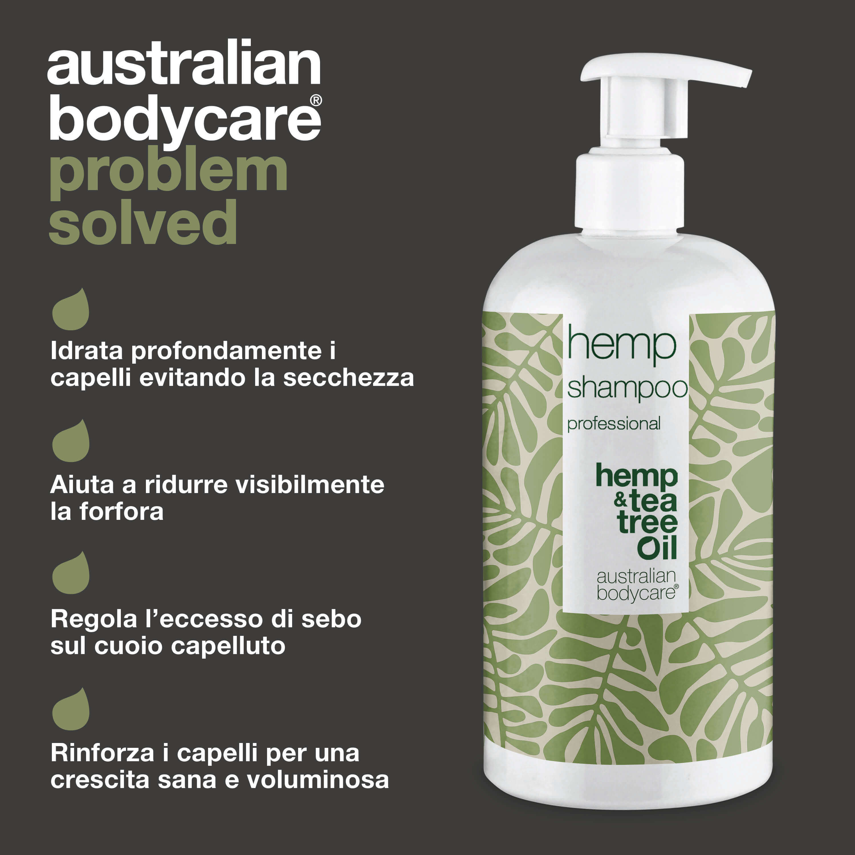 Shampoo alla Canapa per Capelli Secchi e Cute Equilibrata — Shampoo alla canapa fornisce idratazione profonda e aiuta a mantenere il cuoio capelluto bilanciato e sano.