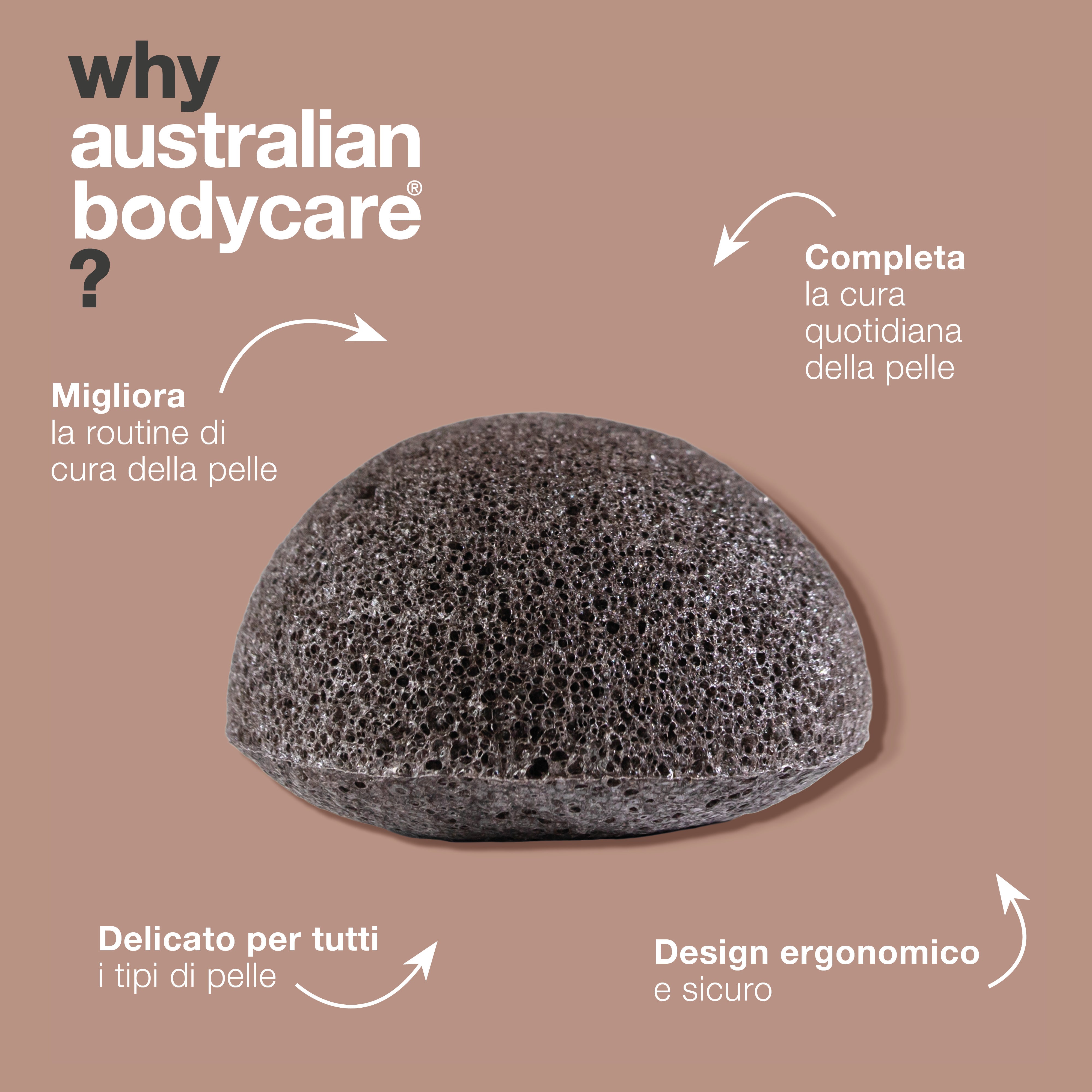 Spugna Konjac per imperfezioni della pelle — Spugna Konjac per un'esfoliazione naturale di brufoli e punti neri