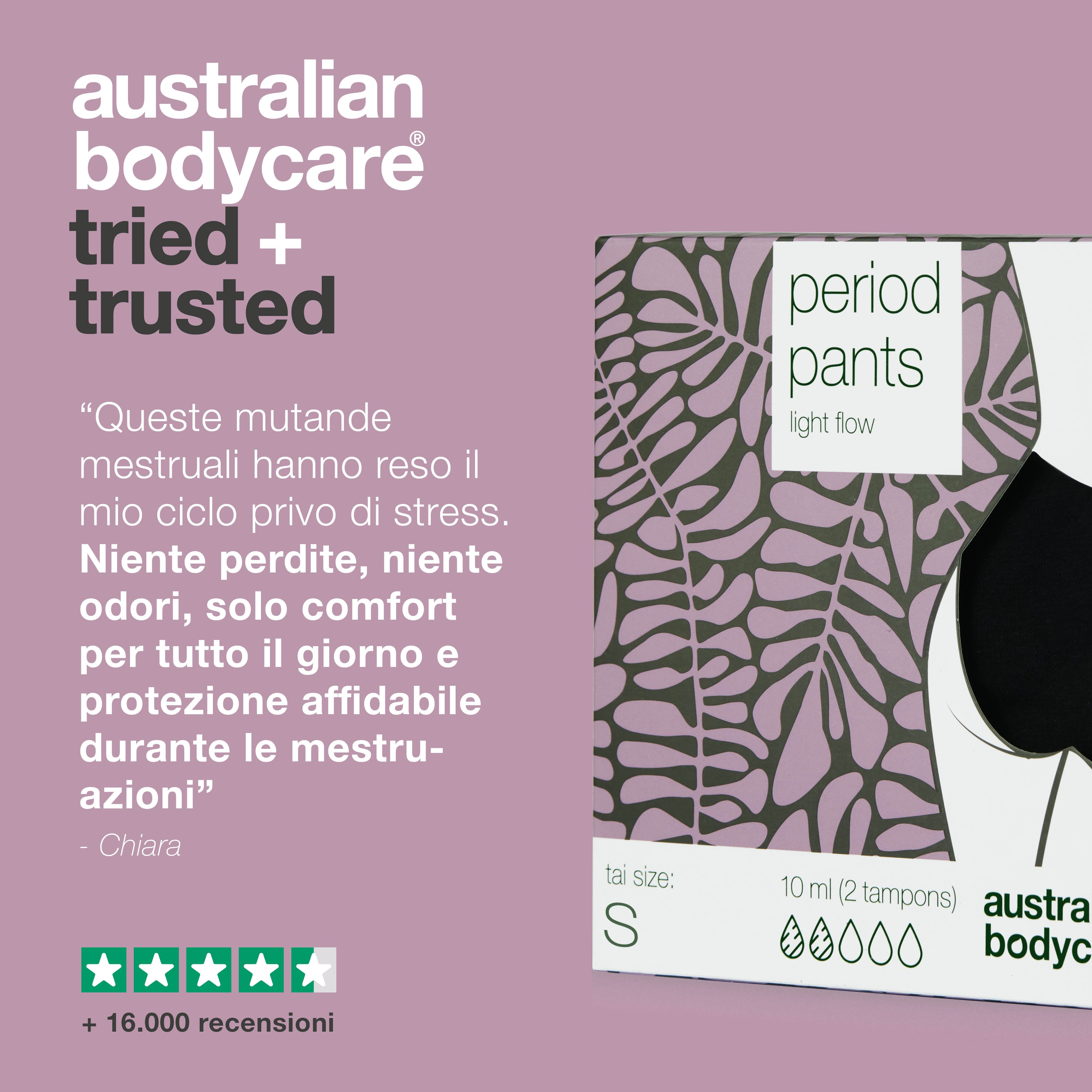 Intimo mestruale – Dì addio ad assorbenti e tamponi – Prova la biancheria intima mestruale per il massimo comfort e protezione. Riutilizzabile e perfetto per il giorno o la notte. Rimani asciutto e senza preoccupazioni.