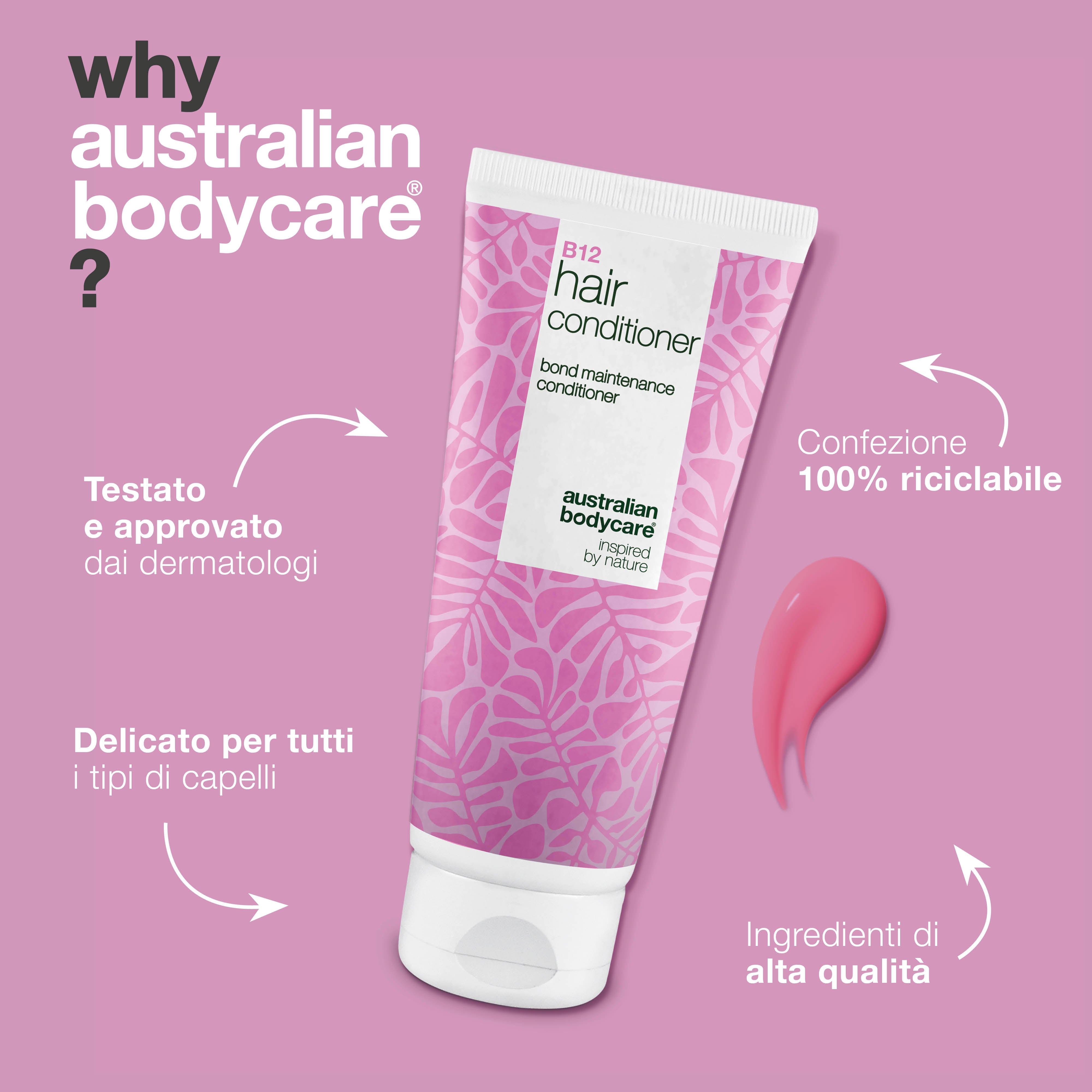 Balsamo Vitamin B12 con effetto bond – rinforza e ripara i capelli secchi e danneggiati