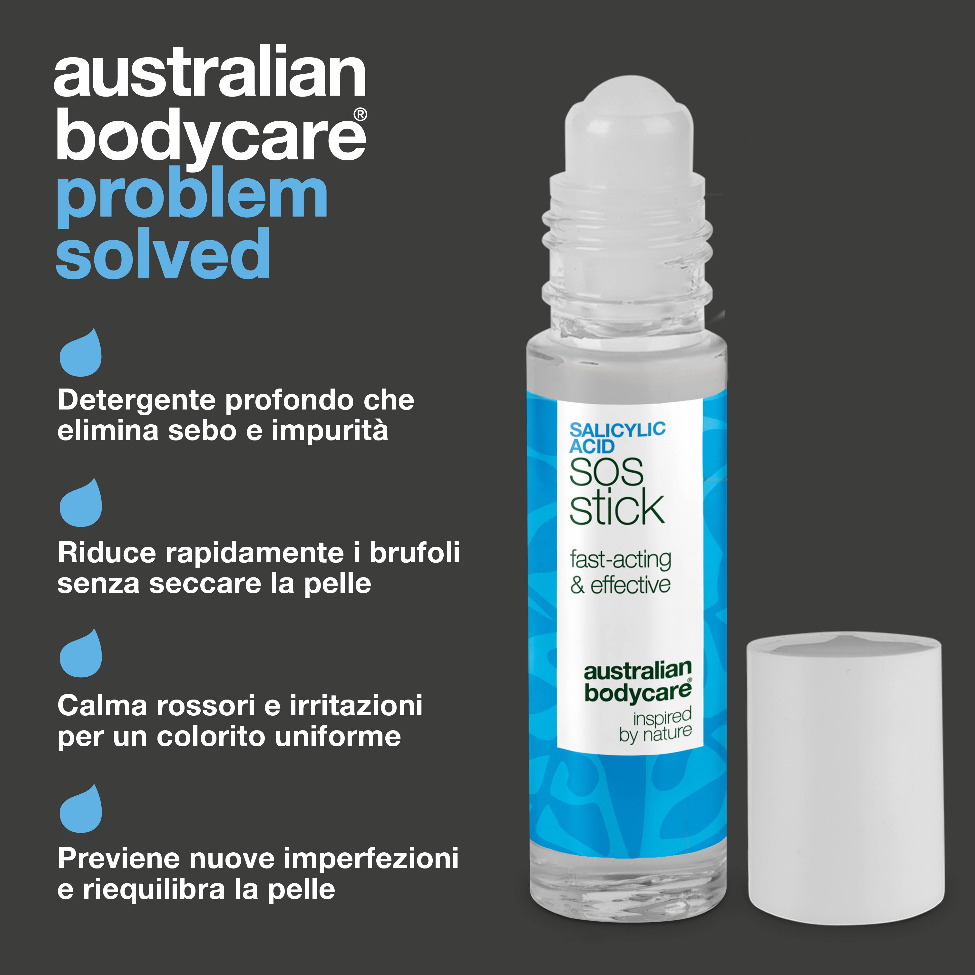 Stick SOS all’acido salicilico – riduce brufoli e rossori, purifica e riequilibra la pelle
