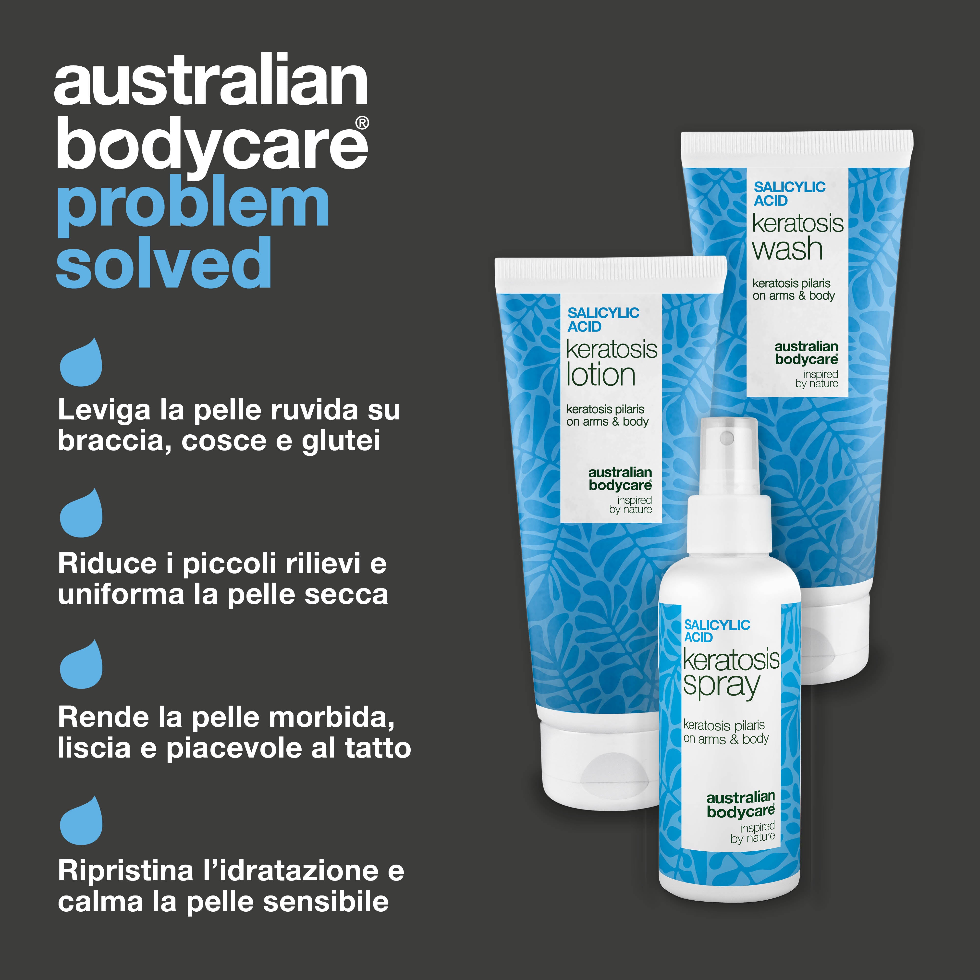 Kit Cheratosi Pilare – Leviga pelle secca e ruvida — Trattamento corpo contro la Cheratosi Pilare riduce la pelle irregolare e a buccia d’arancia per una pelle liscia e uniforme.