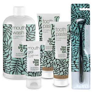 Starter pack – 5 prodotti per l’igiene orale - Starter pack per una buona igiene orale e la cura quotidiana di parodontite e mughetto