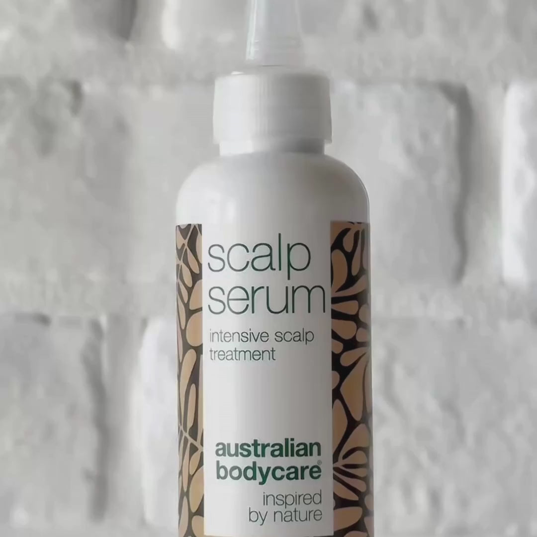 Siero cuoio capelluto contro forfora e secchezza – lenisce prurito, capelli grassi e irritazioni – Australian Bodycare