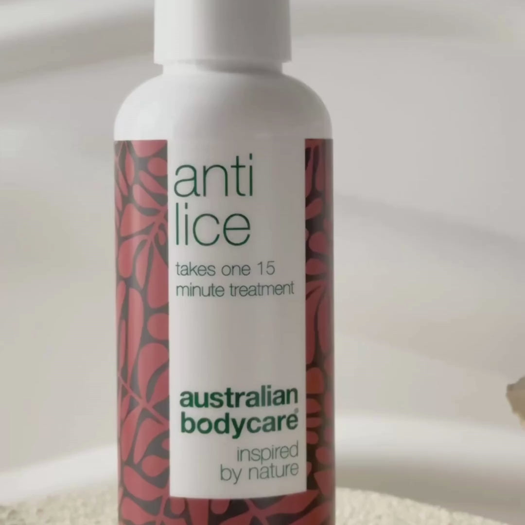 Trattamento antipidocchi con Tea Tree Oil senza insetticidi — Rimedio per i pidocchi e lendini, agisce in soli 15 minuti