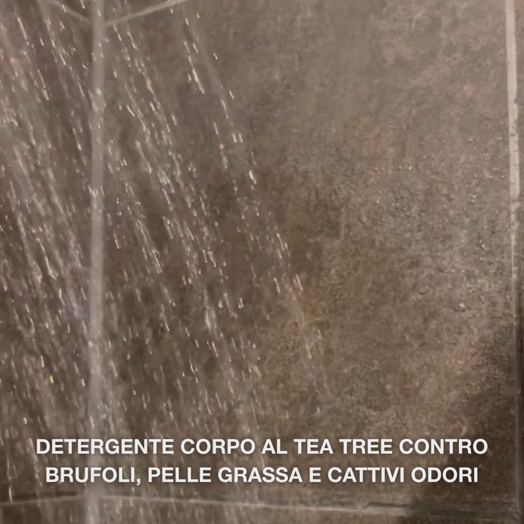 Detergente corpo Tea Tree contro brufoli, odore e prurito – con Tea Tree Oil e Zinc PCA