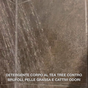 Detergente corpo Tea Tree contro brufoli, odore e prurito – con Tea Tree Oil e Zinc PCA