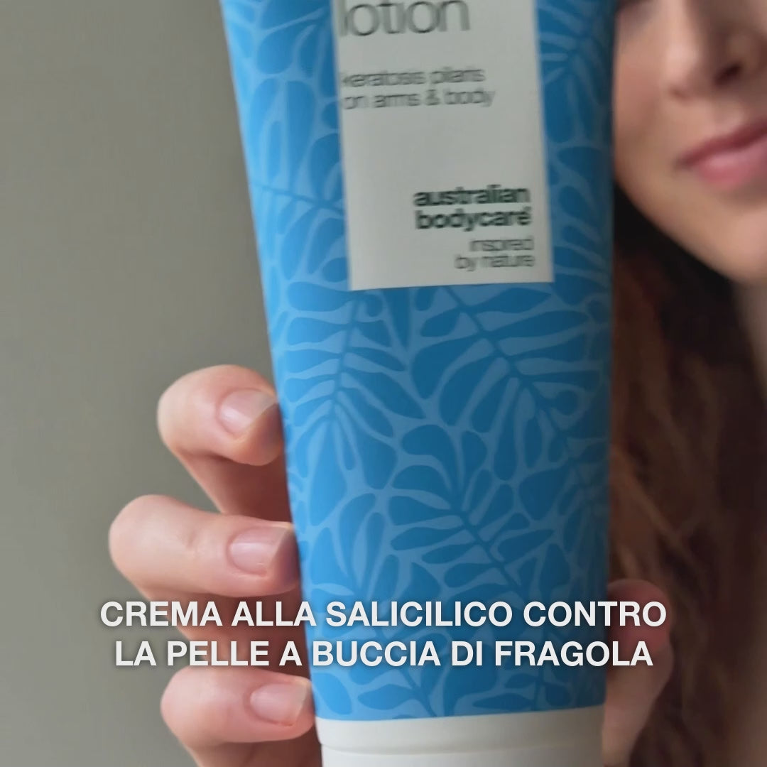 Lozione corpo per cheratosi pilare e pelle secca e ruvida — Body lotion per cheratosi pilare e secchezza. Con acido salicilico, niacinamide e zinco per una pelle più liscia.