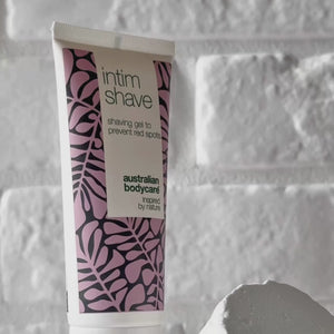 Gel da barba intimo contro i puntini rossi – aiuta a prevenire peli incarniti – Australian Bodycare