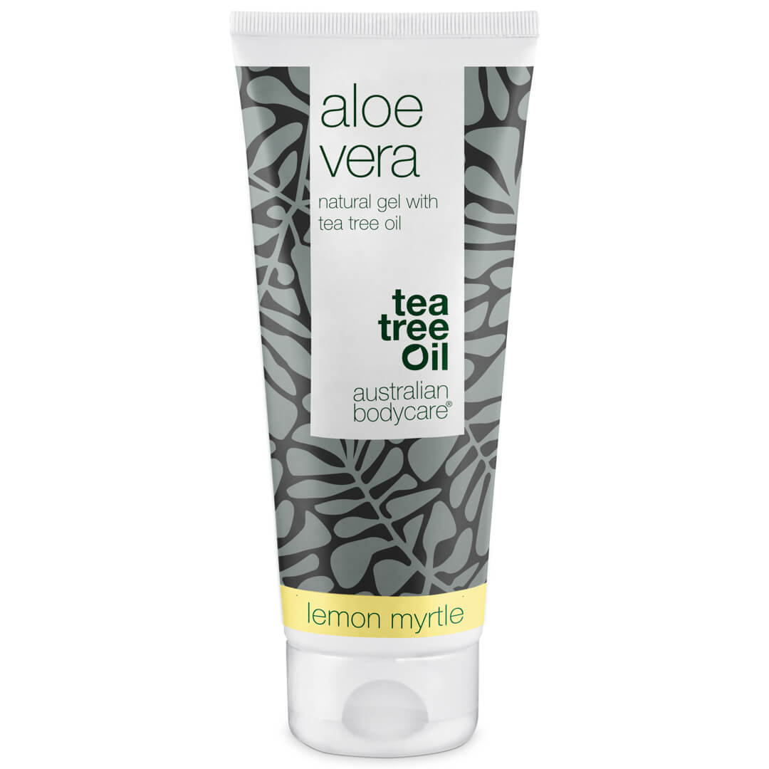 Aloe Vera Gel con Tea Tree Oil - Doposole perfetto per l'eczema solaree rinfrescante