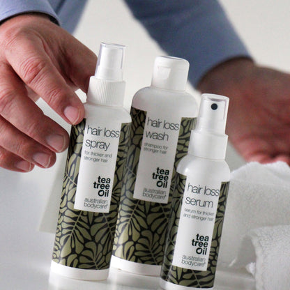 Kit definitivo di prodotti anticaduta - 4 prodotti contro la caduta dei capelli e il diradamento