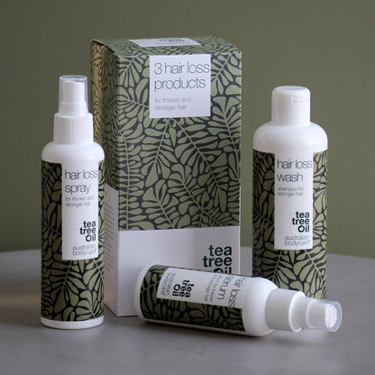 Kit definitivo di prodotti anticaduta - 4 prodotti contro la caduta dei capelli e il diradamento