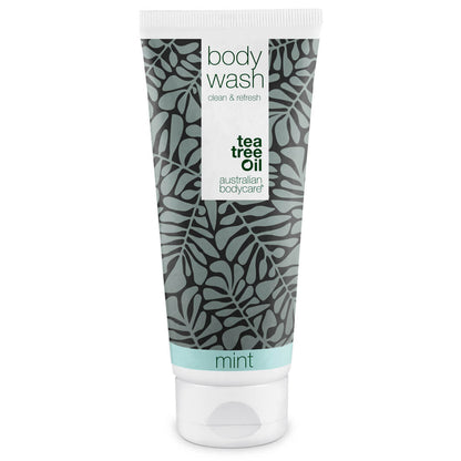 Bagnodoccia al Tea Tree Oil  - Bagnodoccia per uso quotidiano sulla pelle del corpo con brufoli e impurità