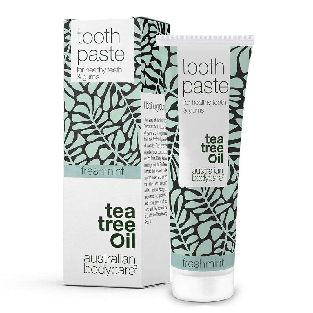 Dentifricio al Tea Tree Oil per denti e gengive sani - Per la cura quotidiana di parodontite e mughetto