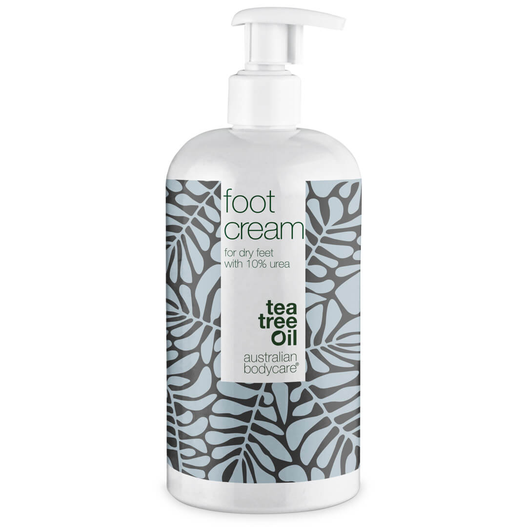 Crema piedi con urea 10% - Crema nutriente per piedi secchi con Tea Tree Oil 100% naturale