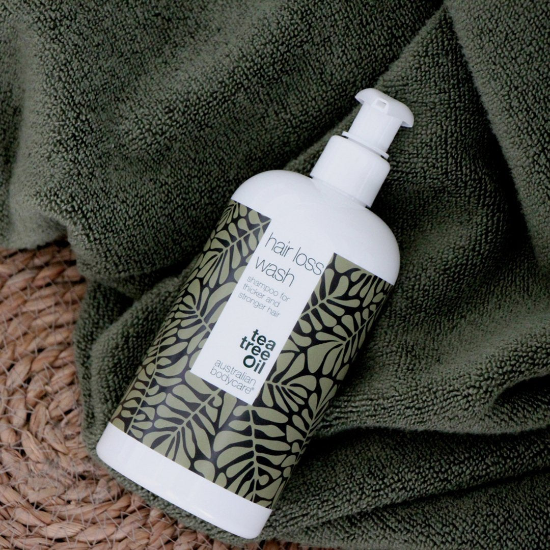 Shampoo anticaduta con biotina e Capilia Longa - Shampoo al Tea tree Oil contro la caduta dei capelli e il diradamento