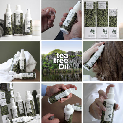 Shampoo anticaduta con biotina e Capilia Longa - Shampoo al Tea tree Oil contro la caduta dei capelli e il diradamento