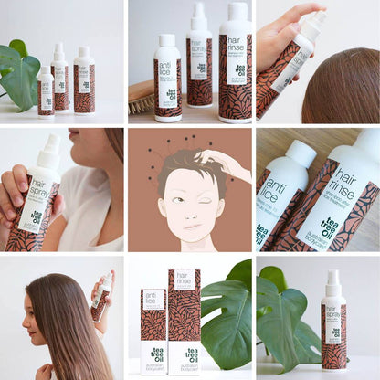 Balsamo districante post trattamento antipidocchi - Balsamo con Tea Tree Oil da utilizzare per pettinare i capelli dopo il trattamento antipidocchi